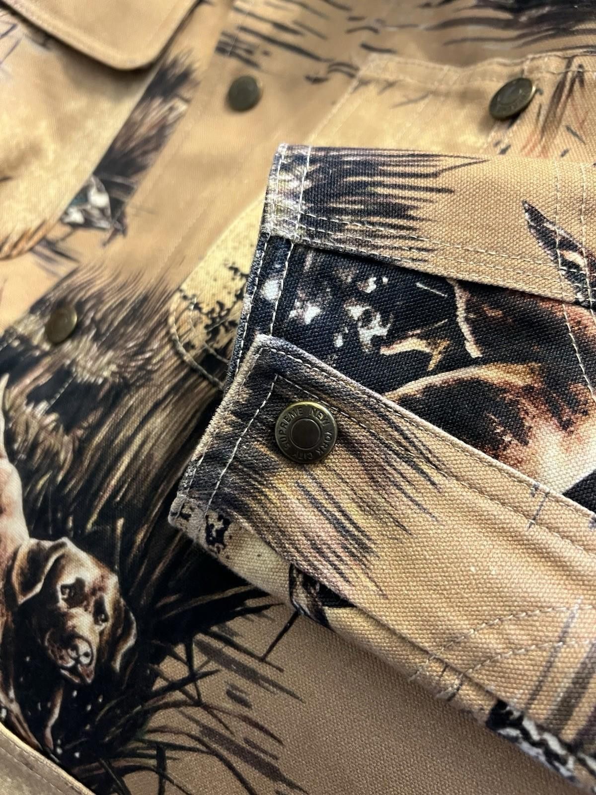 Supreme SS12 Supreme Dog Duck Hunting Chore Jacket Size L Size US L / EU 52-54 / 3 - 7 Thumbnail