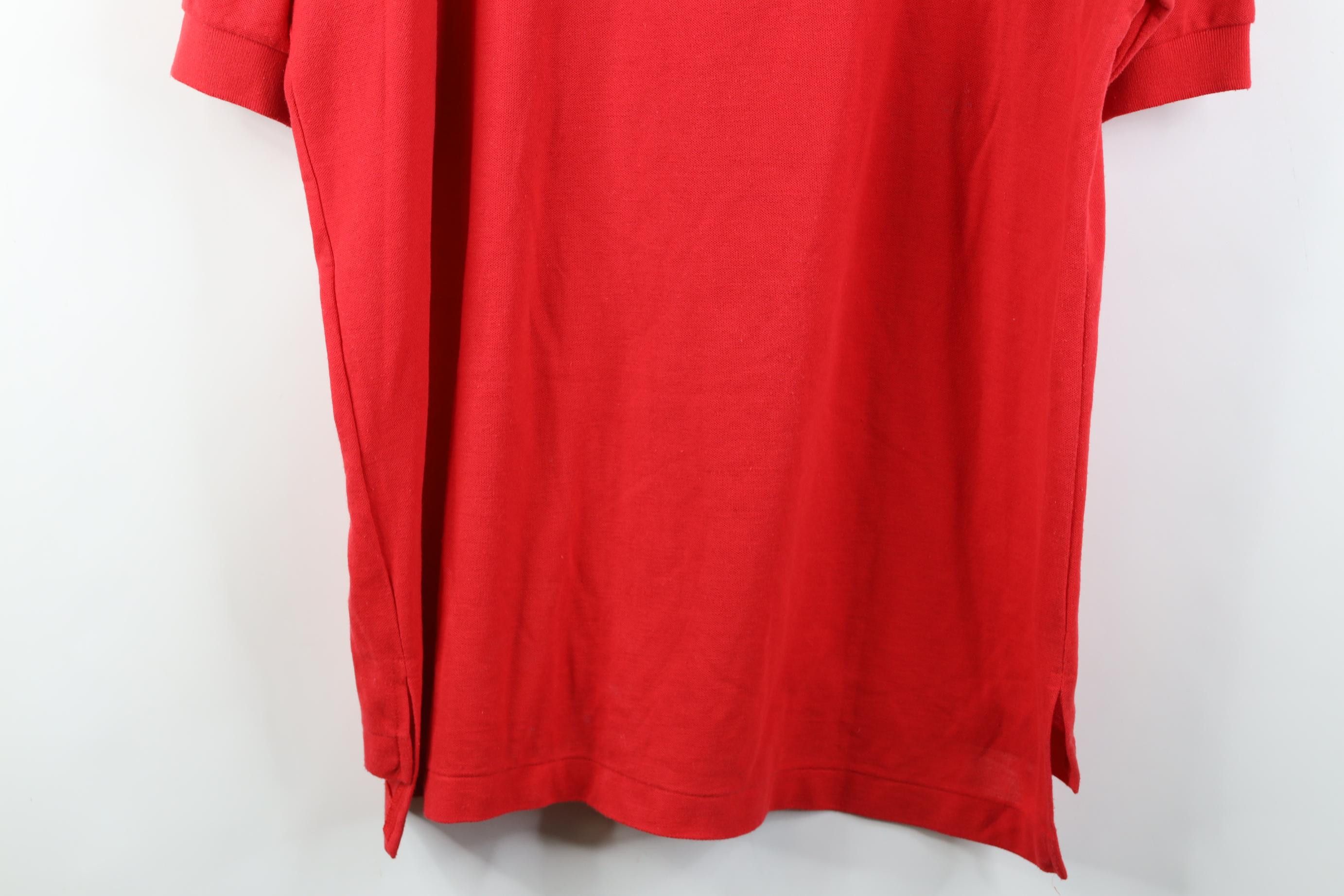 Levi's Vintage 80s Levis Spell Knit Collared Golf Polo Shirt Red Size US XL / EU 56 / 4 - 14 Thumbnail