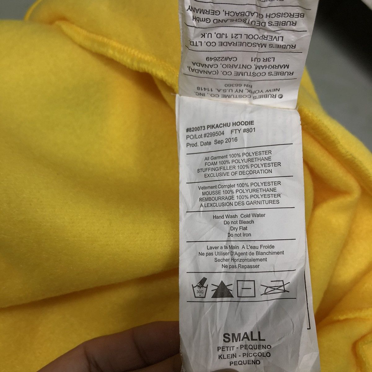 Cartoon Network 🔥Rare Pokemon Pikachu Custom Cartoon Jacket Hoodie Tails Size US M / EU 48-50 / 2 - 17 Thumbnail
