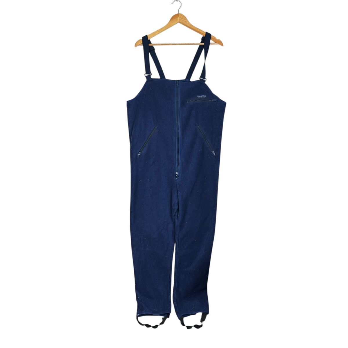 Patagonia ☀️VINTAGE 90s PATAGONIA FLEECE SKI PANTS OVERALL Size US 32 / EU 48 - 1 Thumbnail