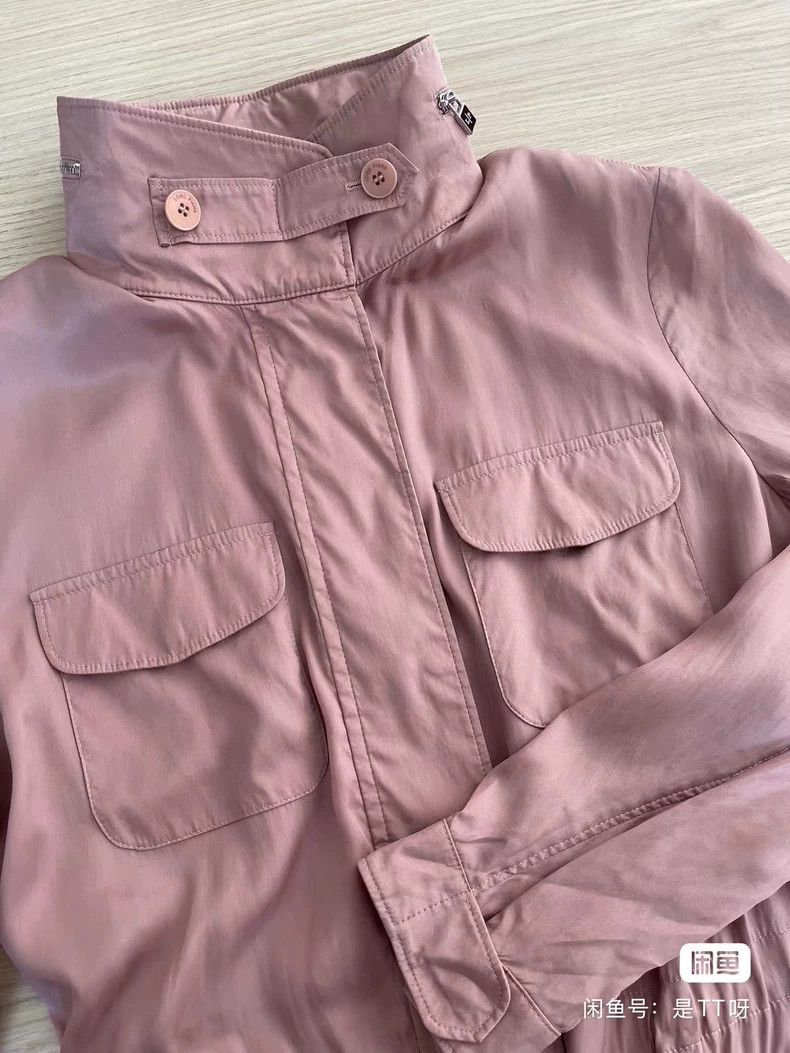 Loro Piana LORO PIANA Pink classic style traveler's coat Size XS / US 0-2 / IT 36-38 - 5 Thumbnail