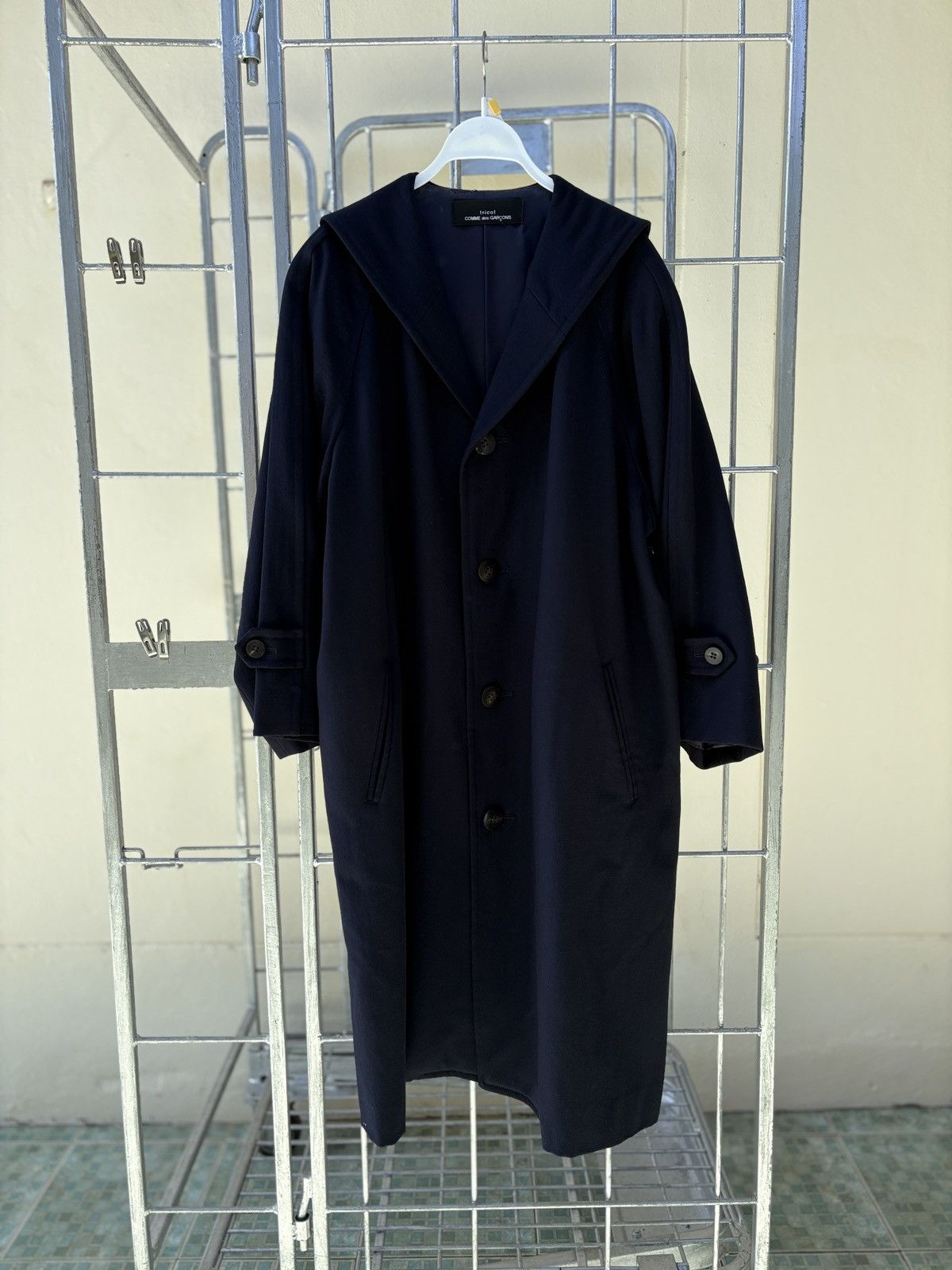 Comme des Garcons • sailor collar wool coat