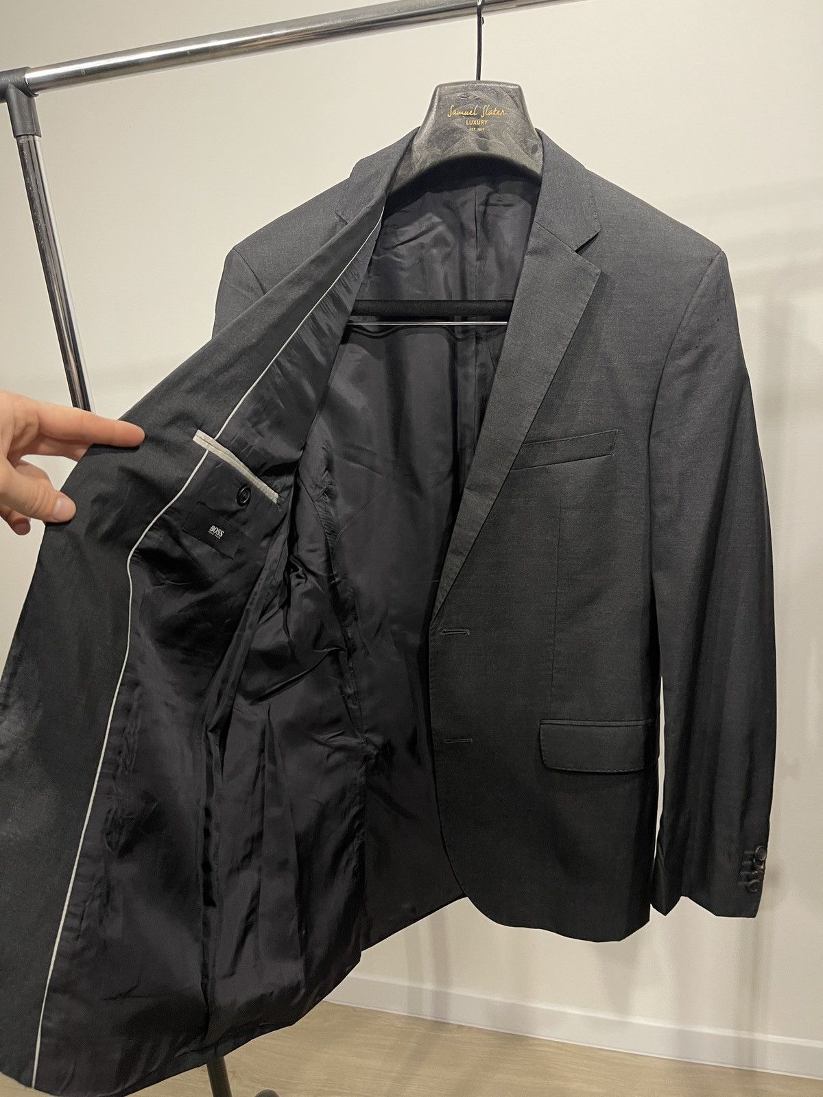 Hugo Boss Hugo boss blazer classic jacket wool 40R Size 40R - 5 Thumbnail