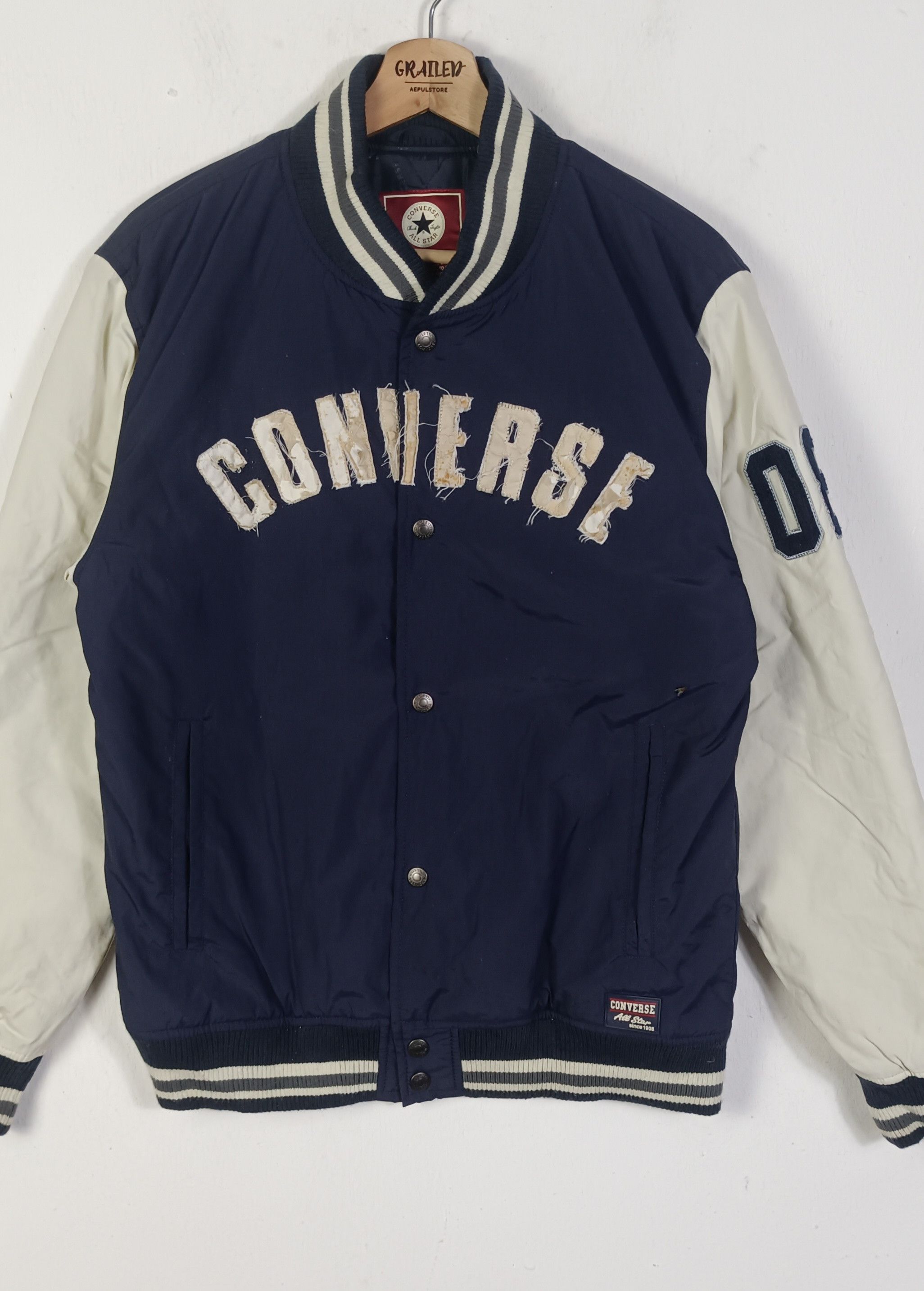 Converse × Japanese Brand × Vintage Vintage🔥 Converse All Star Jack Taylor Varsity Jacket Size US M / EU 48-50 / 2 - 6 Thumbnail