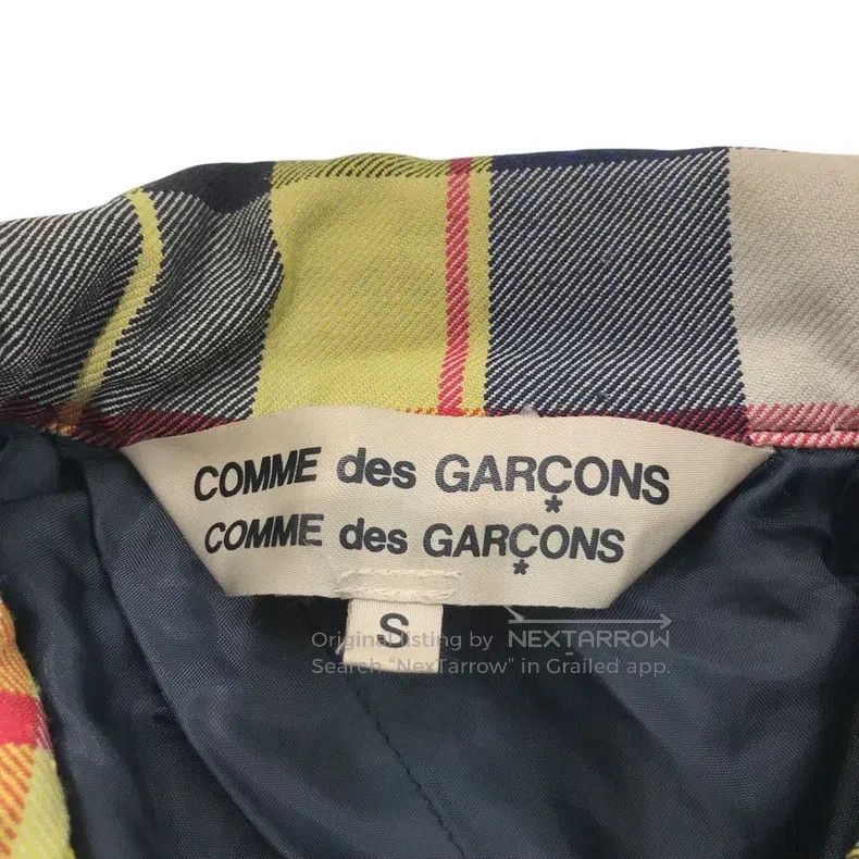 Comme des Garcons Comme Des Garcons Retro Suit Jacket with Colorful Plaid Pa Size S / US 4 / IT 40 - 6 Thumbnail