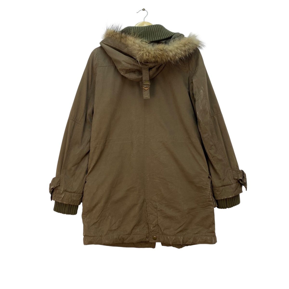 If Six Was Nine 💥Japanese Brand OwnZone Military Style Faux Fur Parka Jacket Size M / US 6-8 / IT 42-44 - 2 Thumbnail