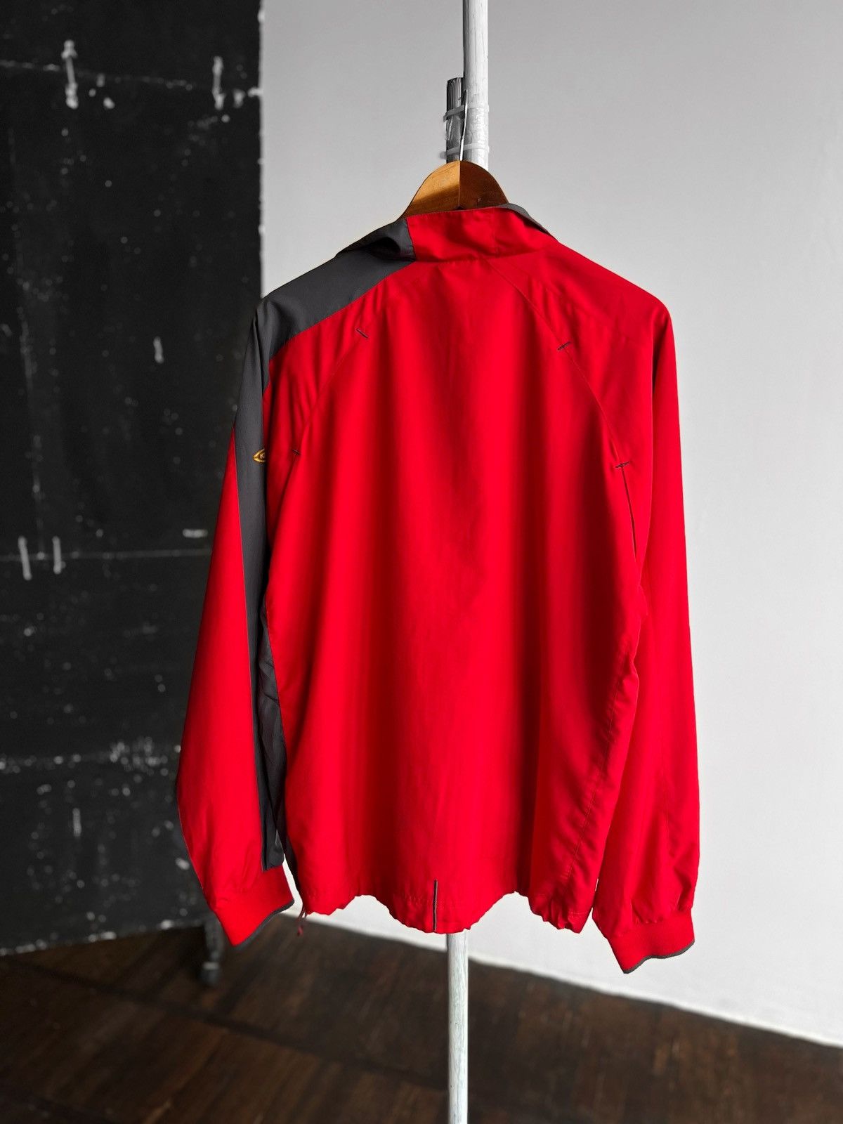 Puma × Vintage Puma King Mens Vintage 00s Red Full Zip Jacket Pockets Logo Size US L / EU 52-54 / 3 - 3 Thumbnail