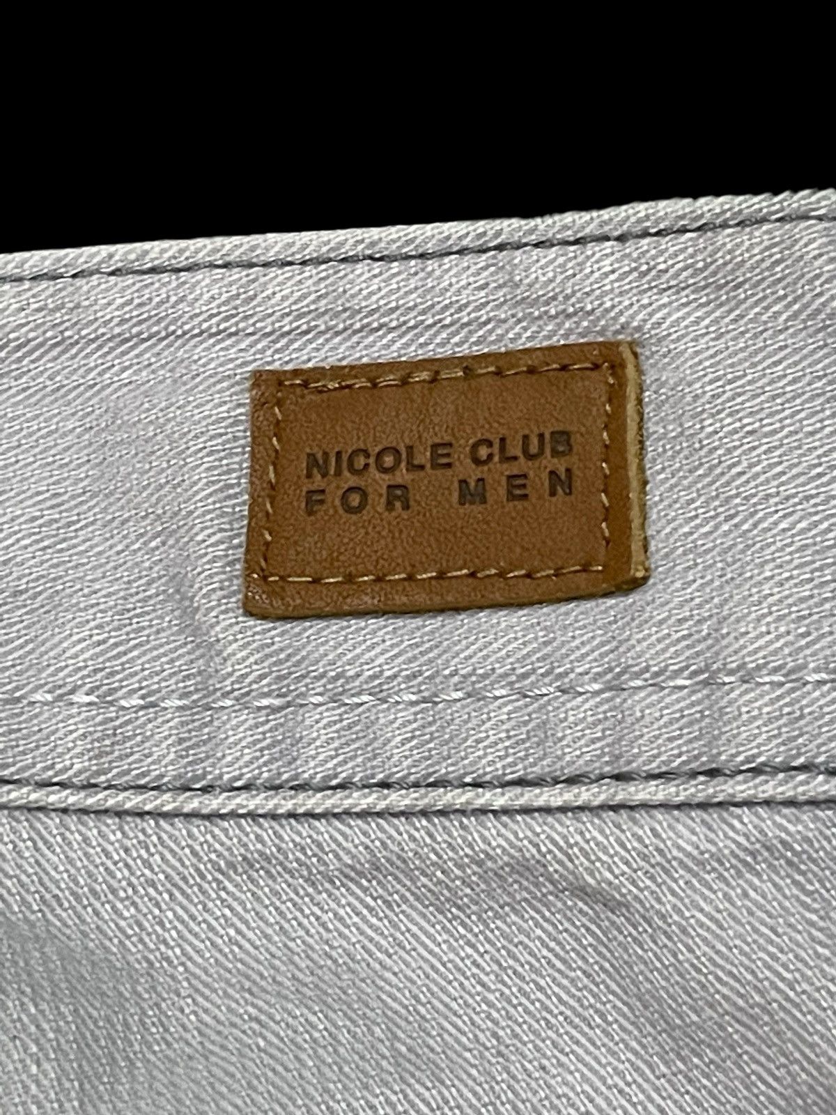 BUFFALO BOBS × Nicole Club × Shellac Nicole Club Smokey Gray Bush Pocket Flared Denim Pants Size US 32 / EU 48 - 21 Thumbnail