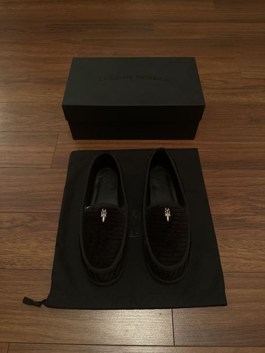 Chrome Hearts Chrome Hearts Dagger Slippers Black | Grailed