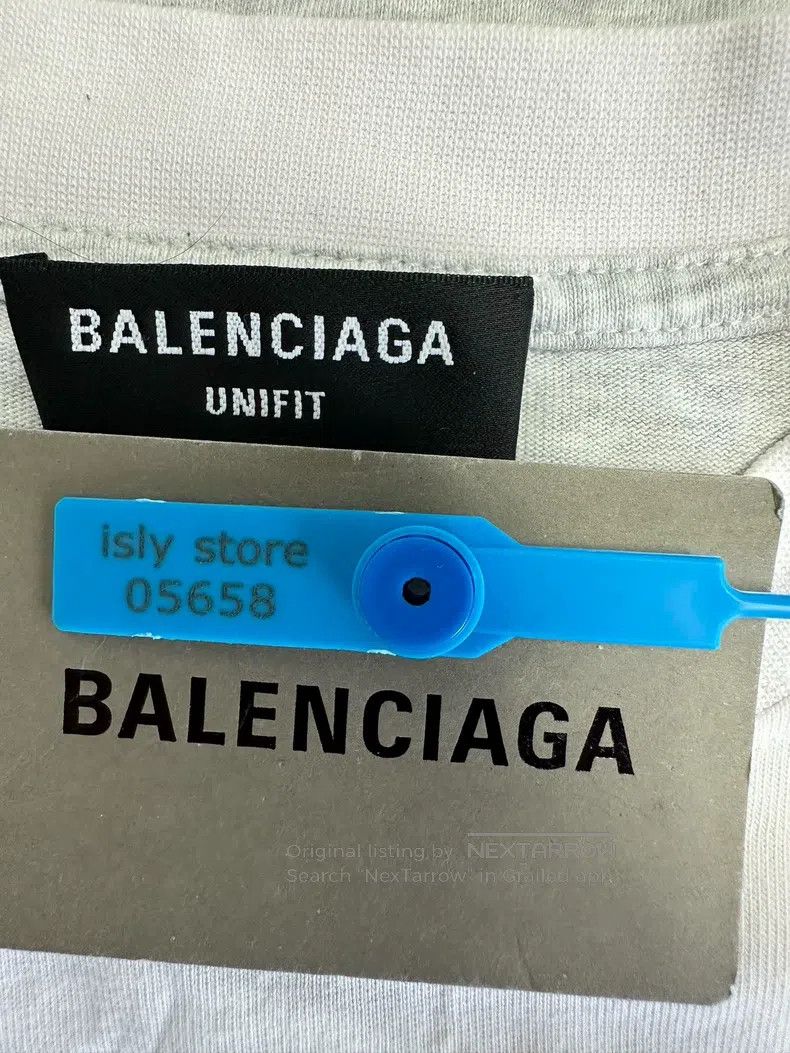 Balenciaga Balenciaga Inverted Print Patchwork Short Sleeve T-Shirt Size US L / EU 52-54 / 3 - 4 Thumbnail