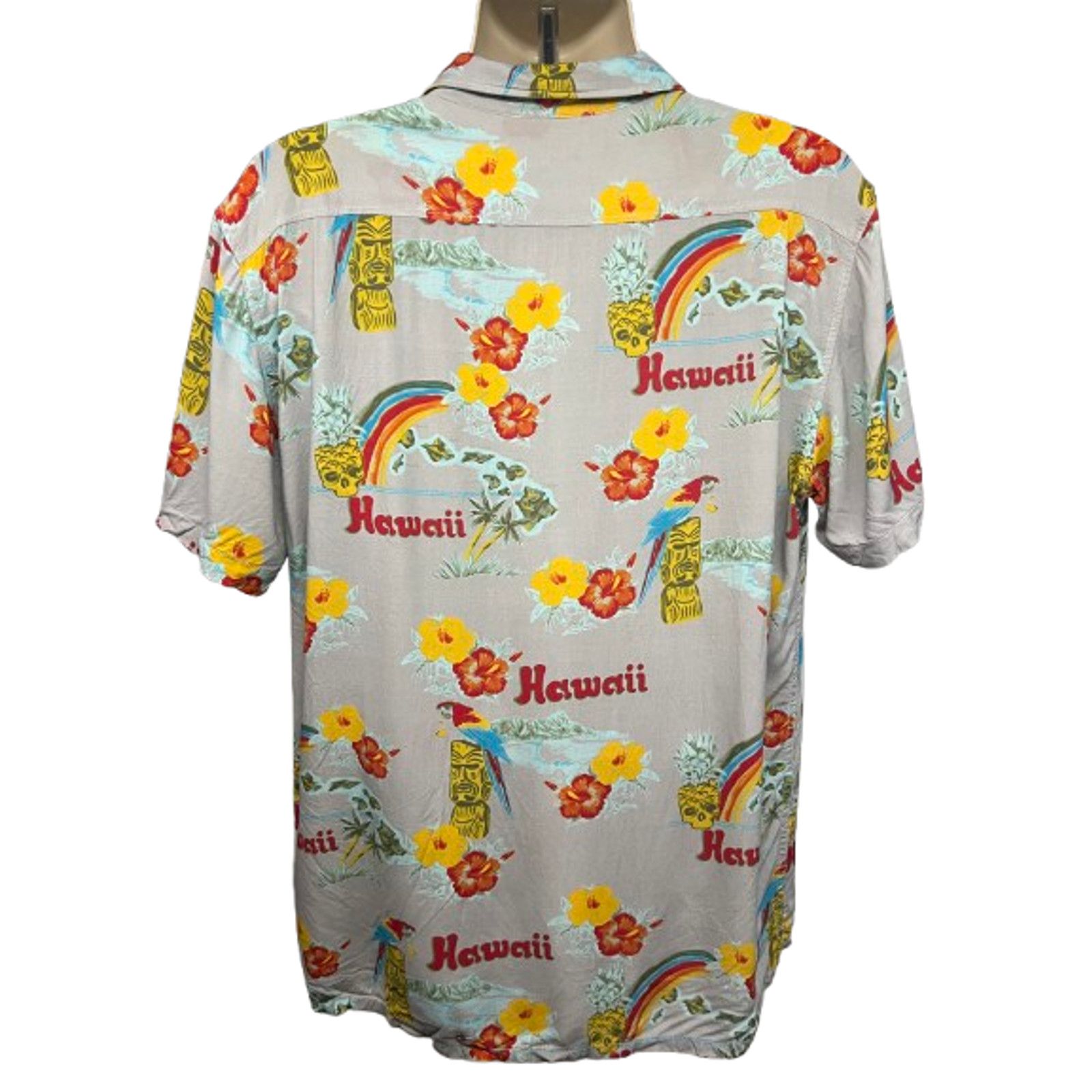Billabong Billabong Y2K Floral Hawaiian Tiki Surfer Shirt Large Pocket Size US L / EU 52-54 / 3 - 2 Thumbnail