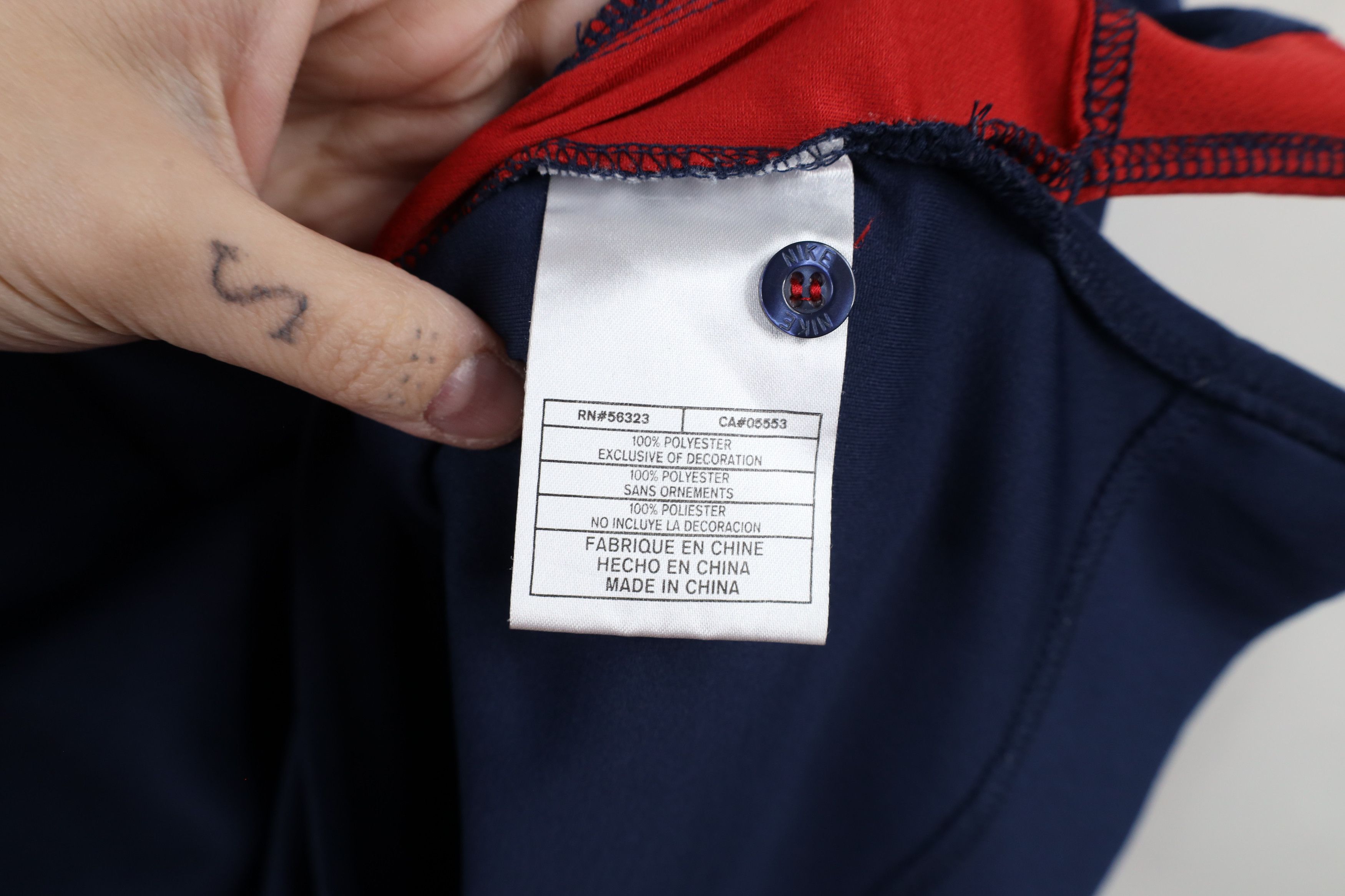 Nike × Vintage Vintage Y2K Nike Chief Wahoo Cleveland Indians Baseball Polo Size US L / EU 52-54 / 3 - 11 Thumbnail