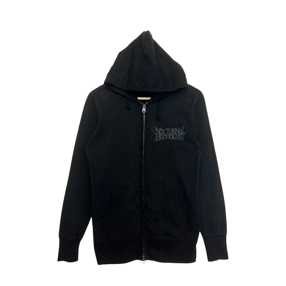 Band Tees NOCTURNAL BLOODLUST JAPANESE BRAND ZIPER HOODIE Size US M / EU 48-50 / 2 - 2 Thumbnail