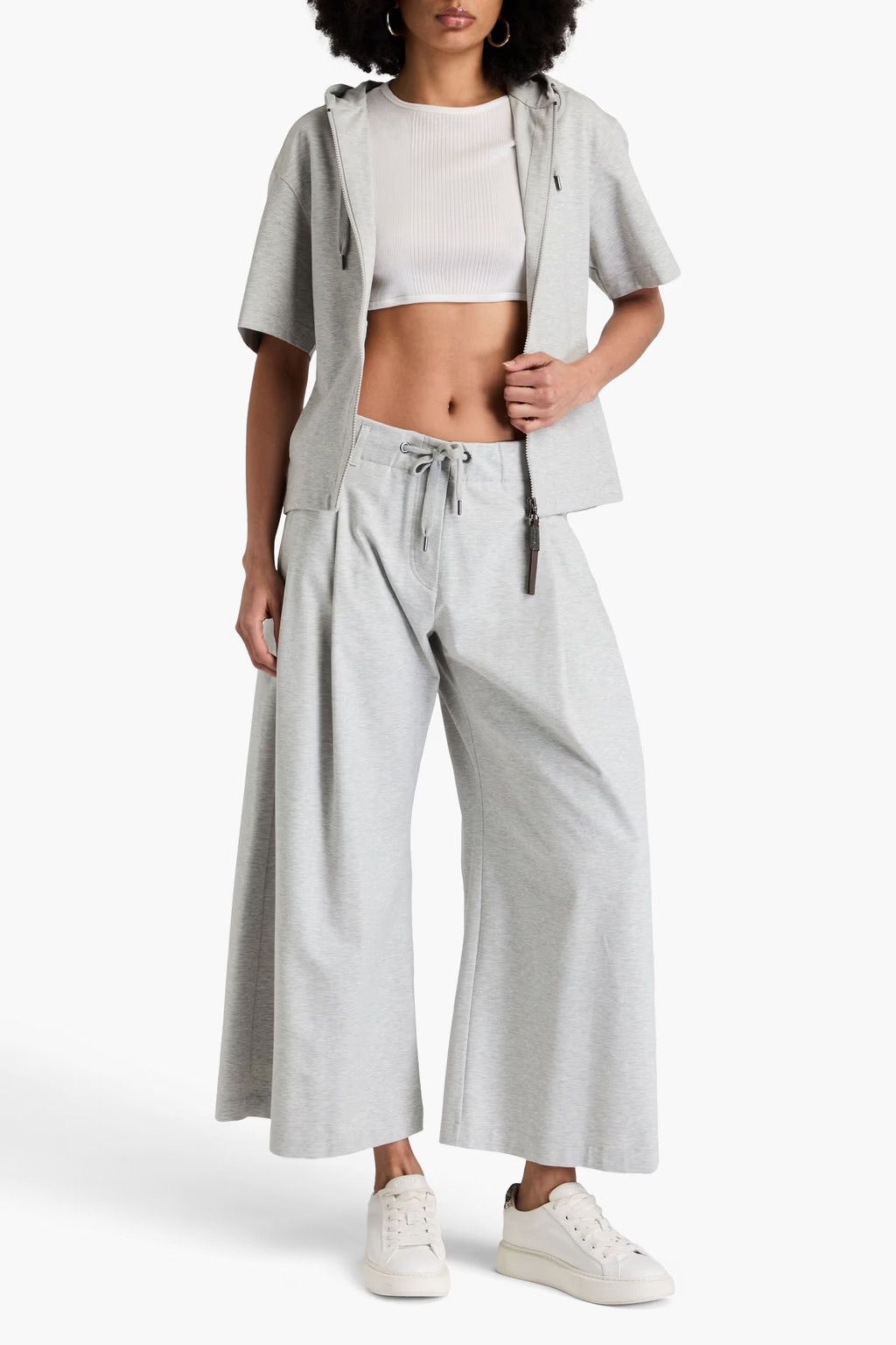 Brunello Cucinelli o1y0725 Casual Pant in Light Gray Size 30" / US 8 / IT 44 - 2 Thumbnail