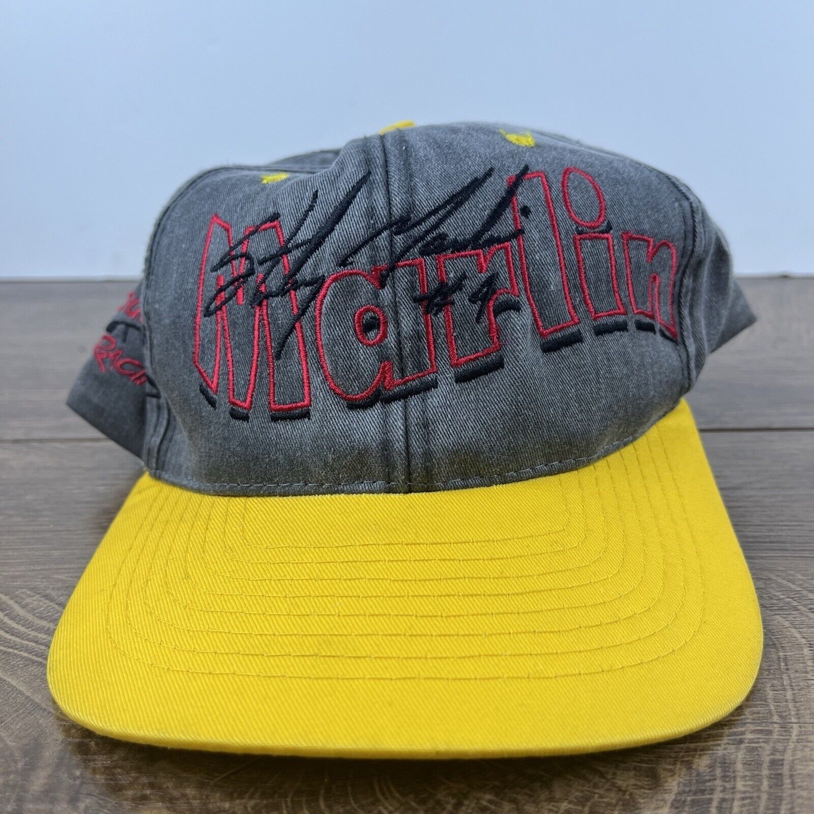 Other Sterling Martin Hat NASCAR Racing Gray Hat Adjustable Gray A Size ONE SIZE - 1 Thumbnail