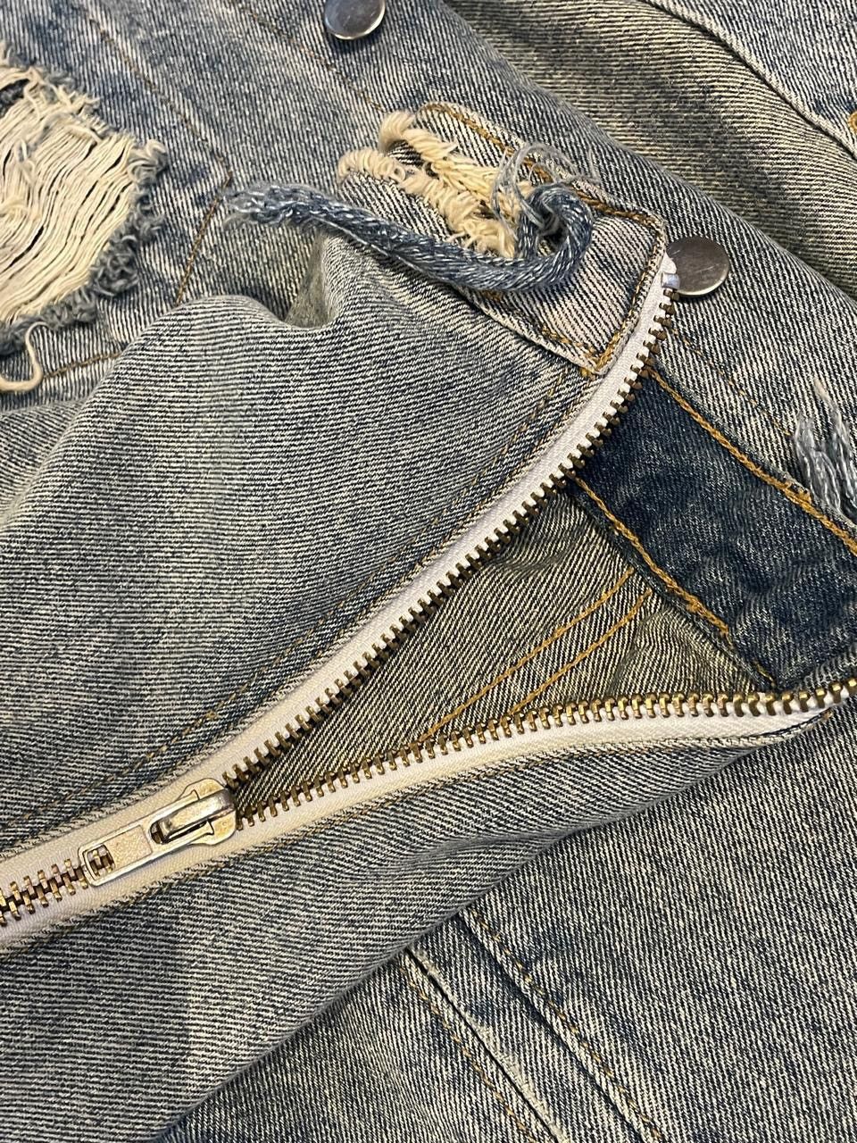 424 424 distressed denim jacket Size US L / EU 52-54 / 3 - 12 Thumbnail