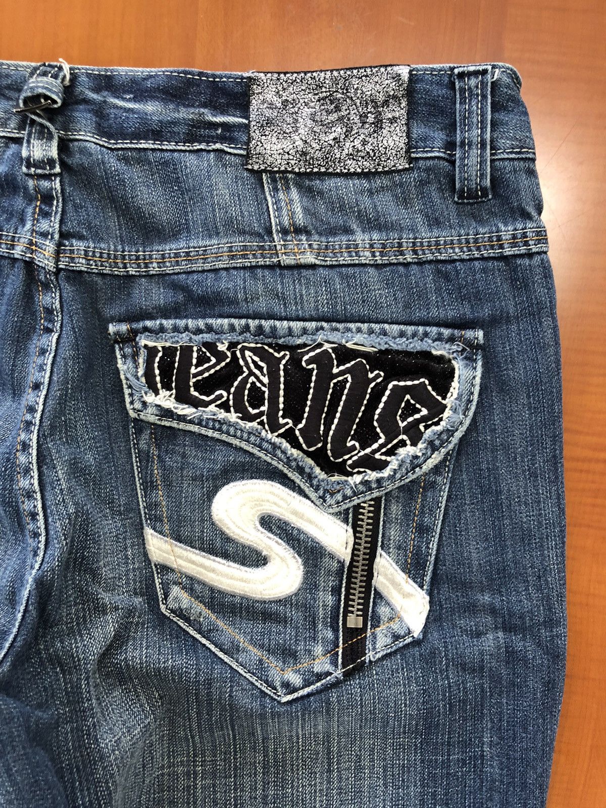 Denime Big Train Osaka Embroidered Jeans Size US 34 / EU 50 - 7 Thumbnail