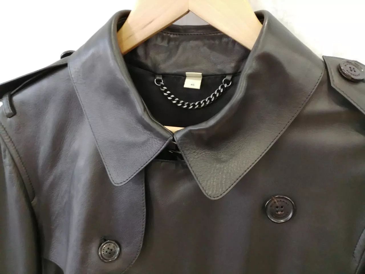 Burberry Burberry 8002548 Lamb Leather Coat Size US S / EU 44-46 / 1 - 3 Thumbnail