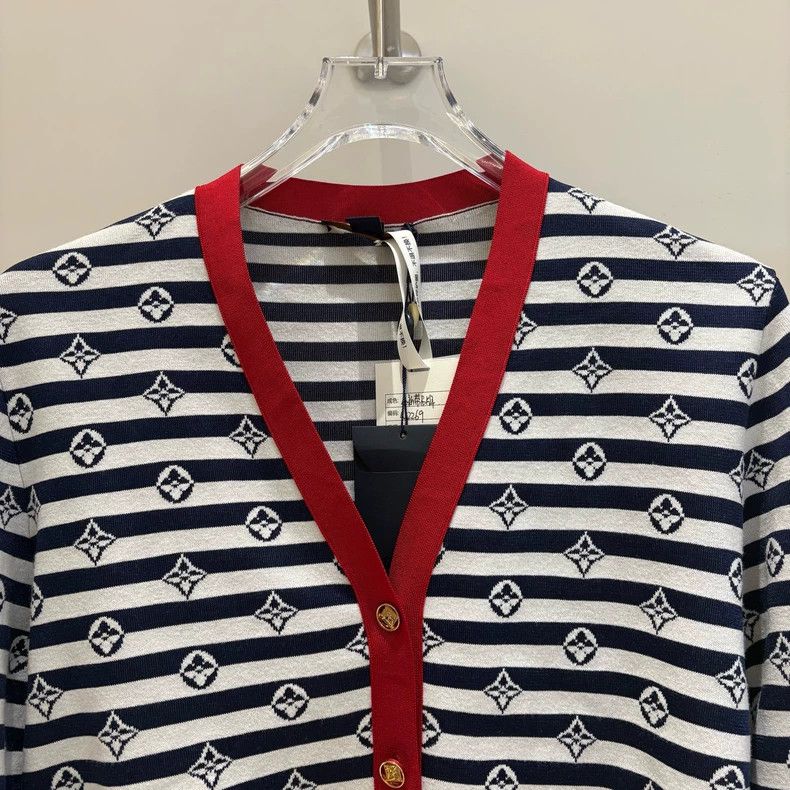 Louis Vuitton Louis Vuitton Knitted cardigan with full print of presbyop Size M / US 6-8 / IT 42-44 - 3 Thumbnail