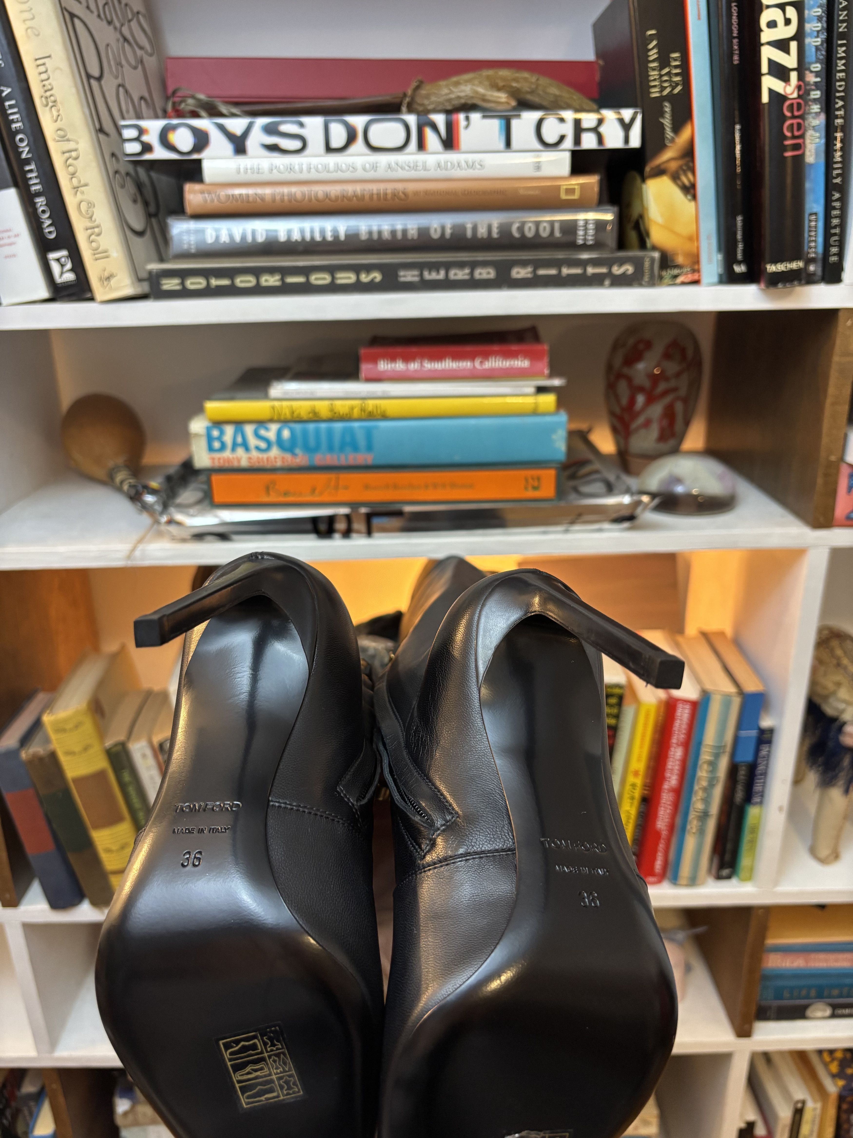 Tom Ford Tom ford T Screw Over-the-knee leather boots Size US 6 / IT 36 - 8 Thumbnail