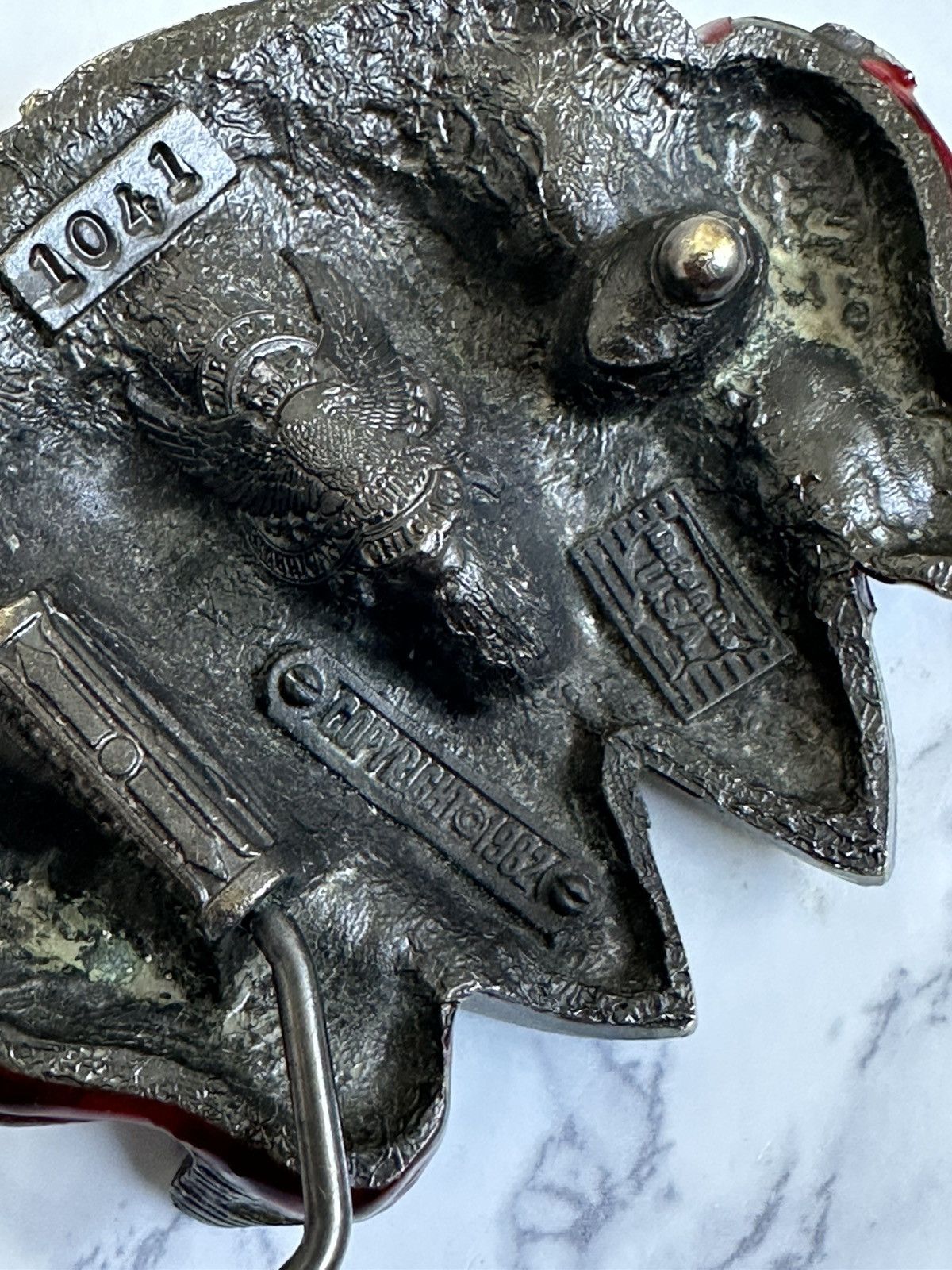 Vintage Vintage 1982s Brass Belt Buckle Knocking Boots Cowboy USA Size ONE SIZE - 6 Thumbnail