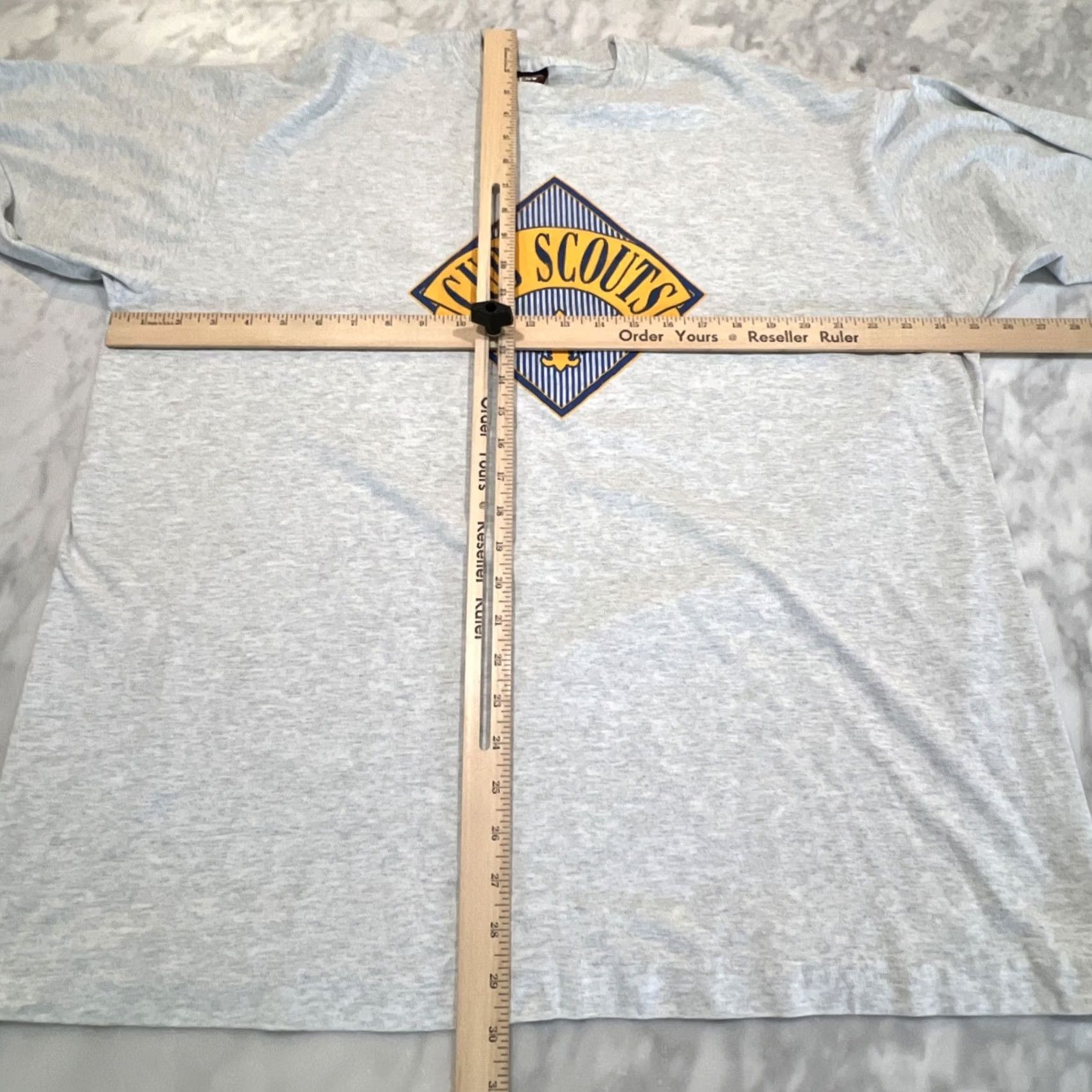 Fruit Of The Loom VINTAGE Best Fruit of the Loom Cub Scouts Shirt Mens 2XL Gray Long Sleeve Single Stitch 90s Emblem Graphic Print Logo Size US XXL / EU 58 / 5 - 7 Thumbnail