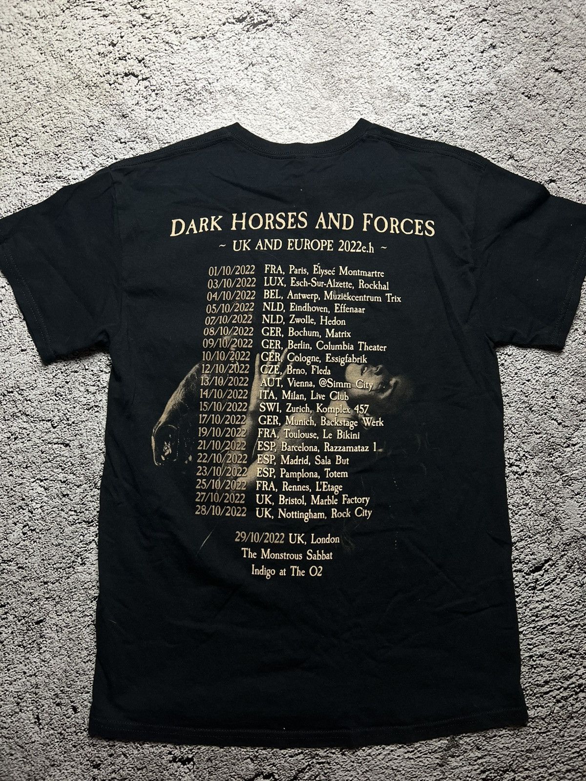 Gildan Cradle of filth dark horses and forces UK Europe tour tee Size US M / EU 48-50 / 2 - 2 Thumbnail