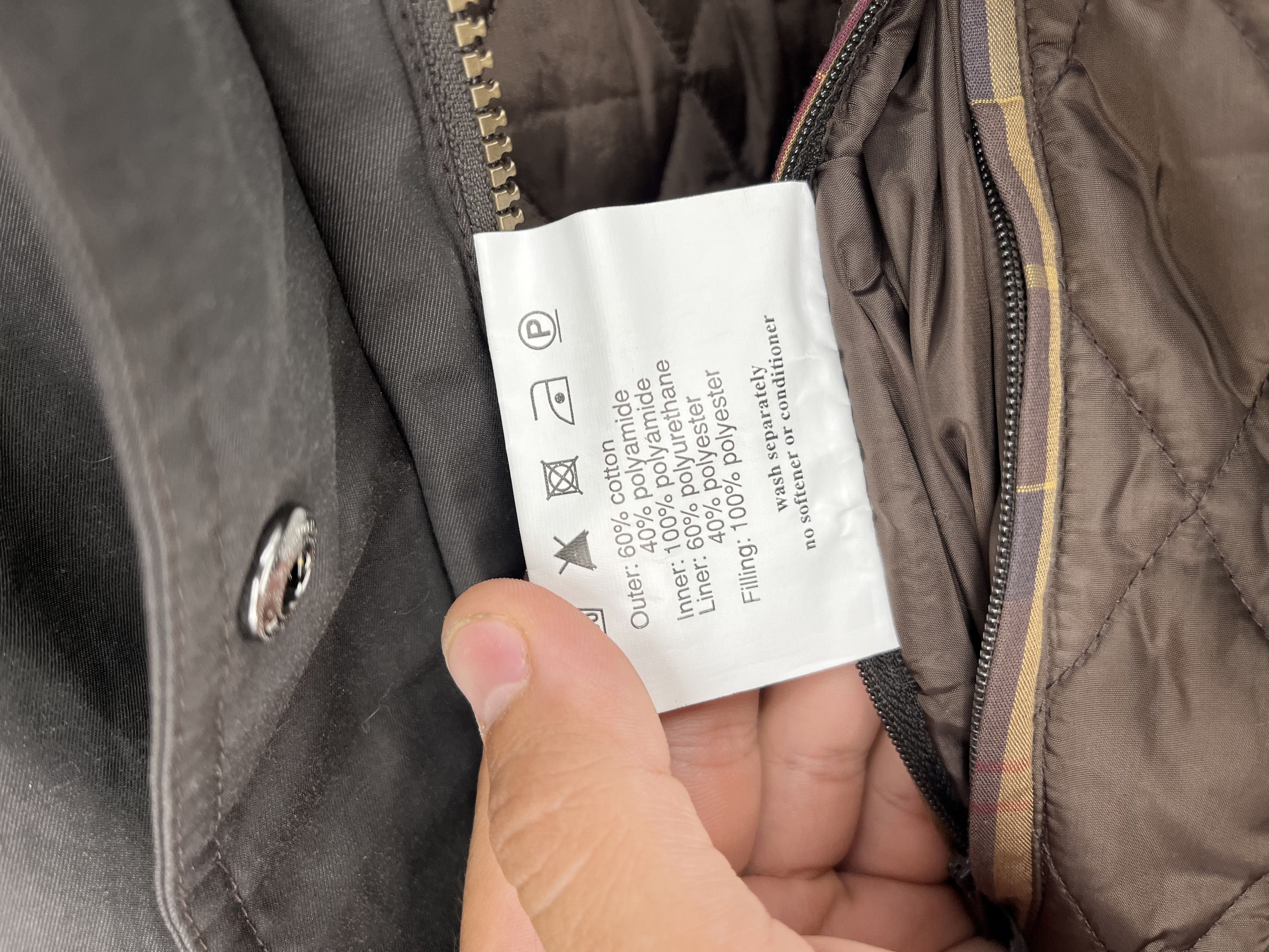 Barbour LWB0043BR71 BARBOUR TWILL BELSAY COAT WASH Size US S / EU 44-46 / 1 - 11 Thumbnail