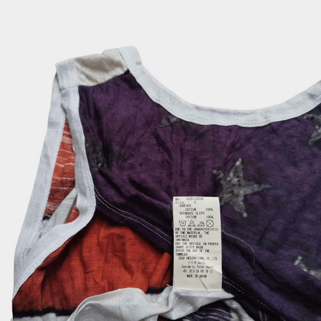 If Six Was Nine × Le Grande Bleu (L.G.B.) × Maison MIHARA YASUHIRO Miharayasuhiro American flag layered tops Size US S / EU 44-46 / 1 - 6 Thumbnail