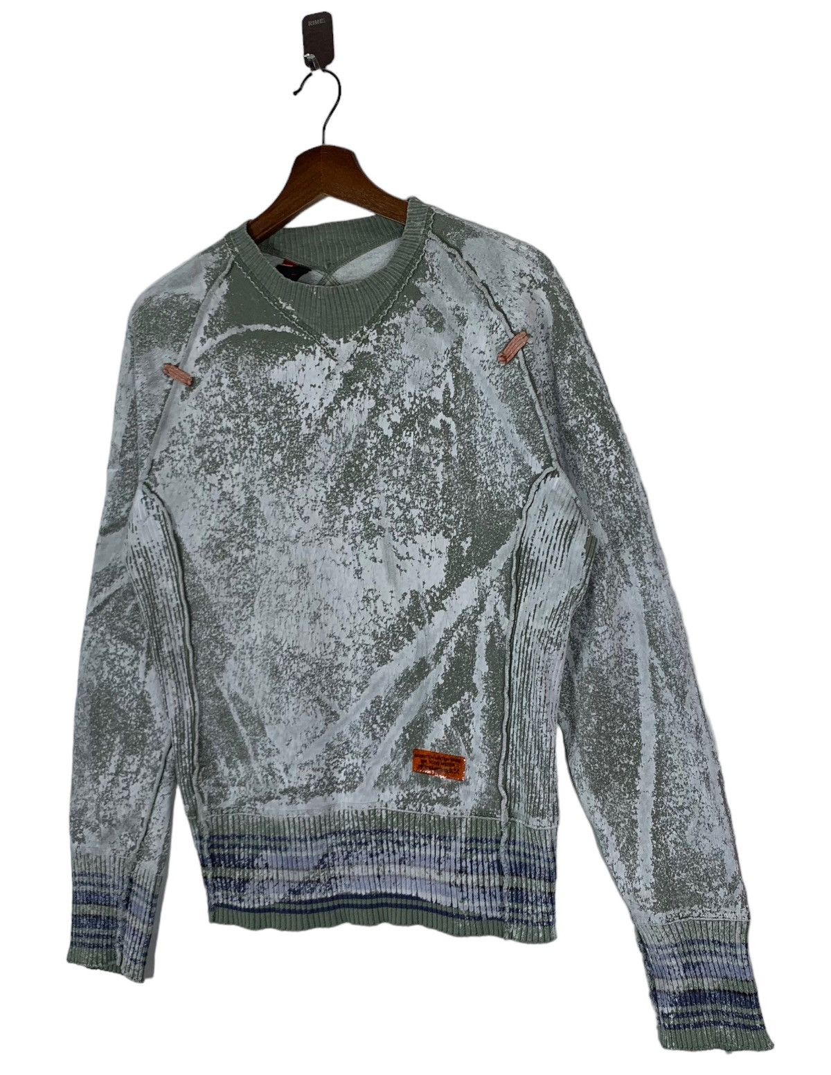 Diesel × Vintage DIESEL PAINTING ART FULL PRINT CREWNECK Size US S / EU 44-46 / 1 - 4 Thumbnail