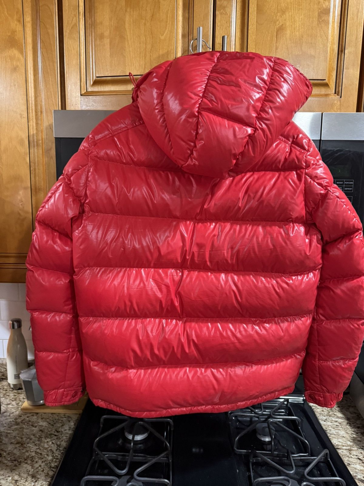 Moncler Moncler Maya Red Jacket Size XL / 4 Size US XL / EU 56 / 4 - 8 Thumbnail