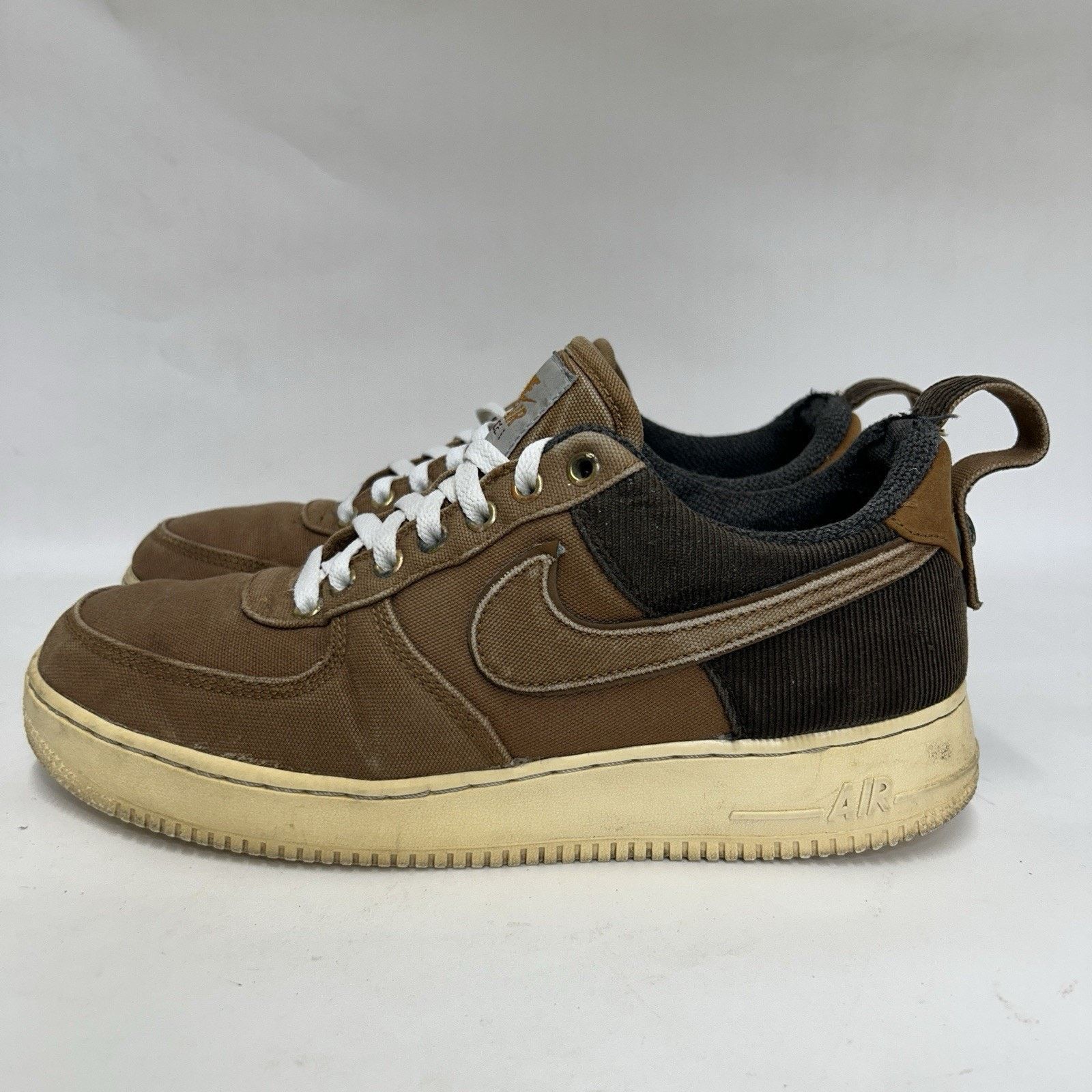 Nike Nike Air Force 1 Low Carhartt WIP “Ale Brown” AV4113-200 Size US 11 / EU 44 - 6 Thumbnail