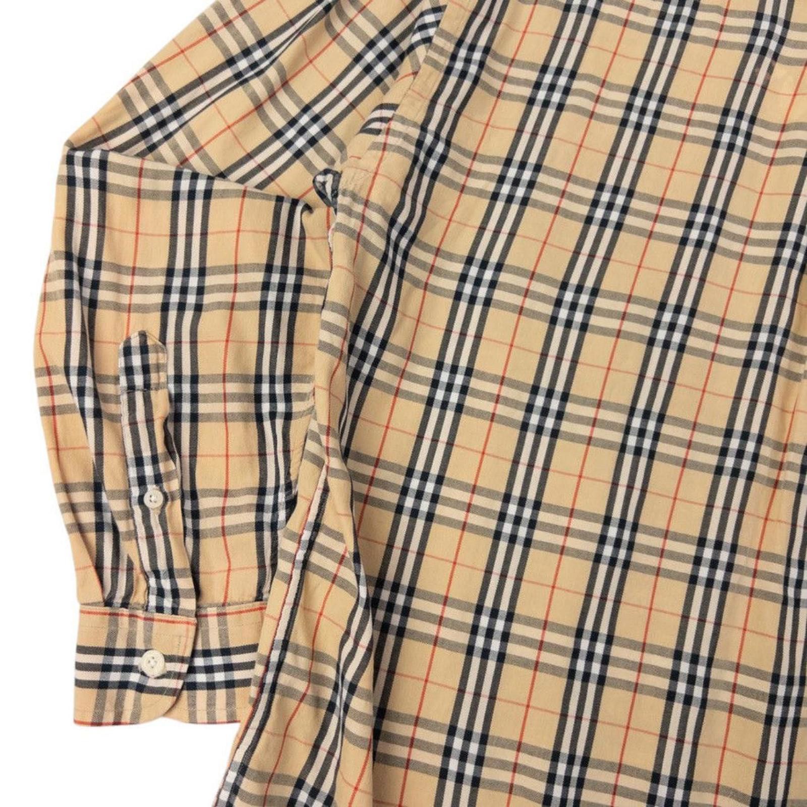 Burberry Vintage Burberry Nova Check Long Sleeve Shirt Size M Size US M / EU 48-50 / 2 - 5 Thumbnail