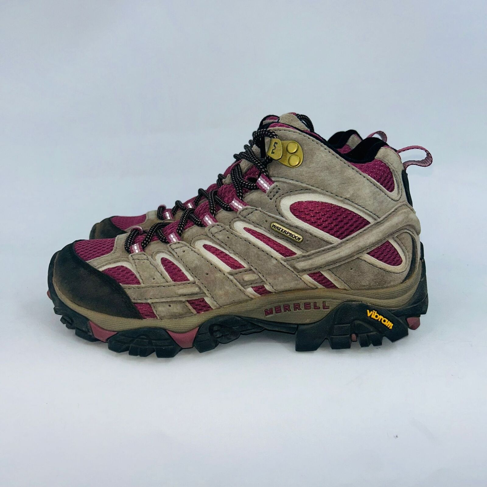Merrell MERRELL WOMEN MOAB 2 MID BOULDER/BLUSH HIKING BOOTS SIZE 10B Size US 10 / IT 40 - 4 Thumbnail
