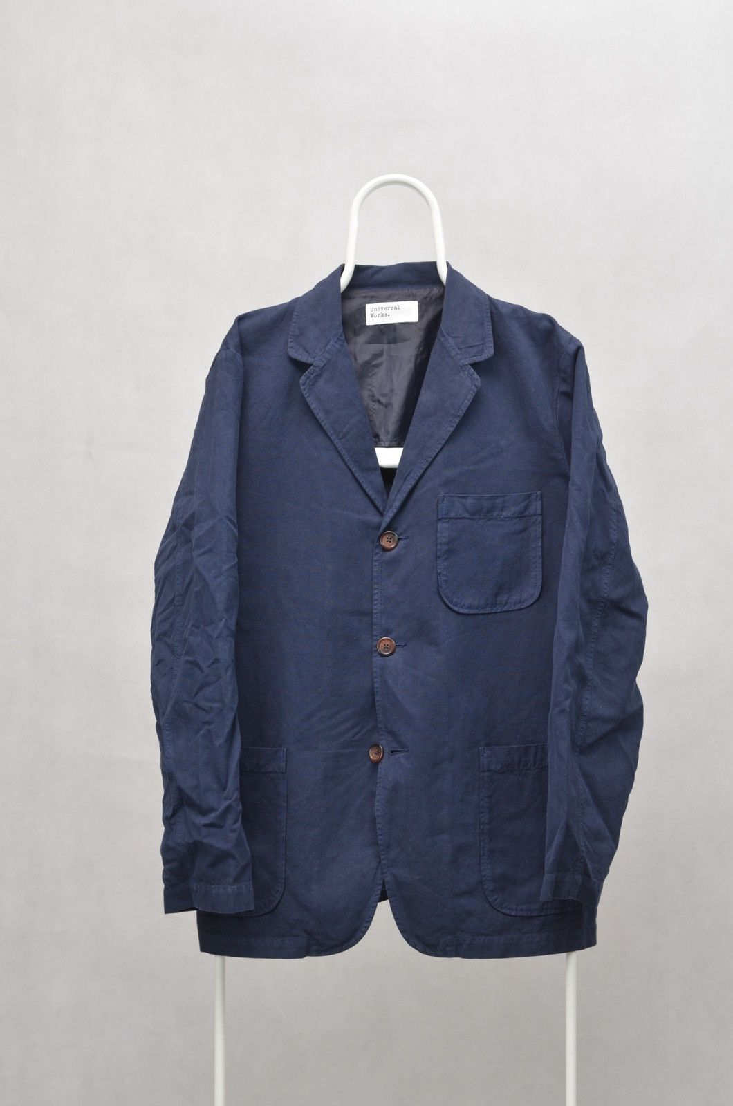 Universal Works Universal Works Cotton Navy Overshirt Blazer Work ...