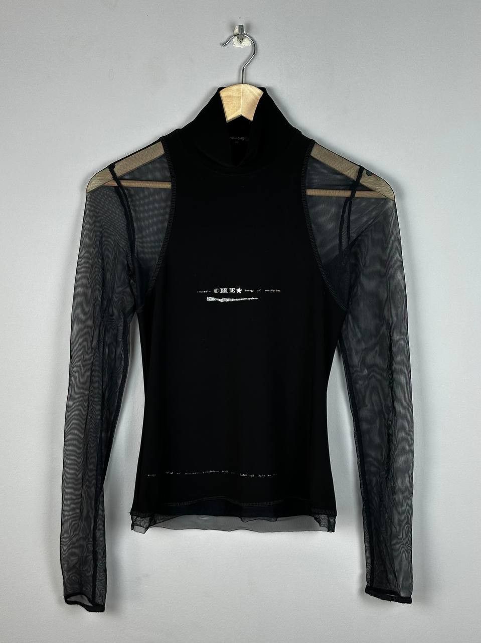 Designer Avant Garde Opium Mesh Gun Long Sleeve T Shirt Size M / US 6-8 / IT 42-44 - 2 Thumbnail