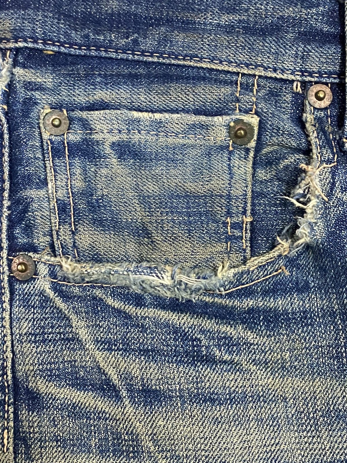 Spellbound Japanese Brand SpellBound Mud Wash Distressed Loose Jeans Size US 31 - 16 Thumbnail
