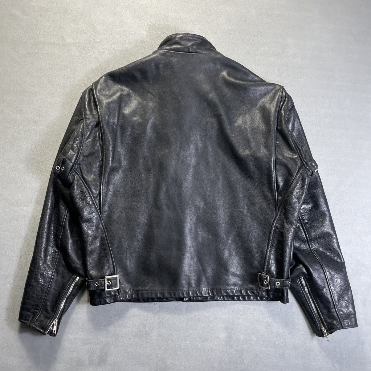 Schott Schott 141 Cowhide Leather Single Riders Jacket Blouson Size US XS / EU 42 / 0 - 18 Thumbnail
