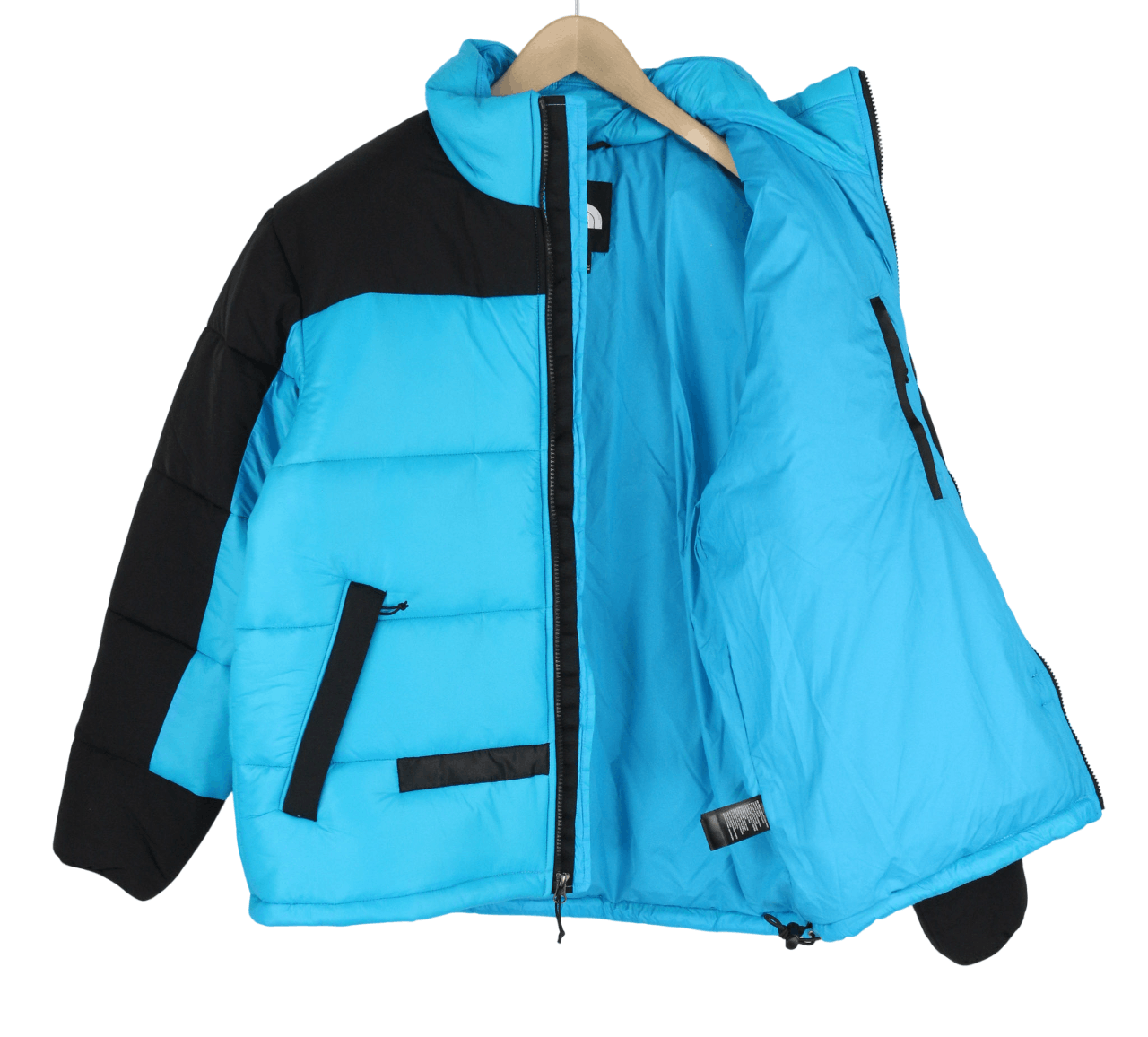 The North Face HIMALAYAN M Blue High Neck Quilted Puffer 81677 Size US M / EU 48-50 / 2 - 4 Thumbnail