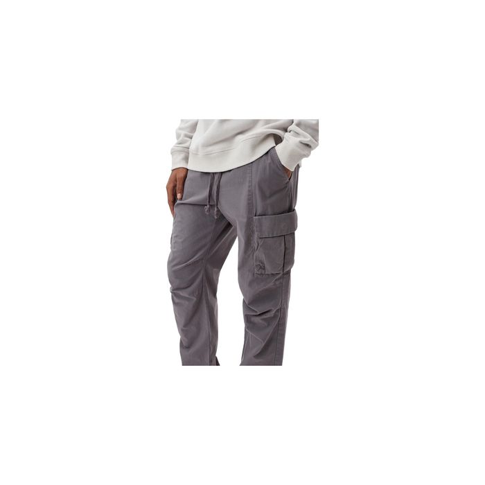 Back Sateen Cargo Pants / Charcoal