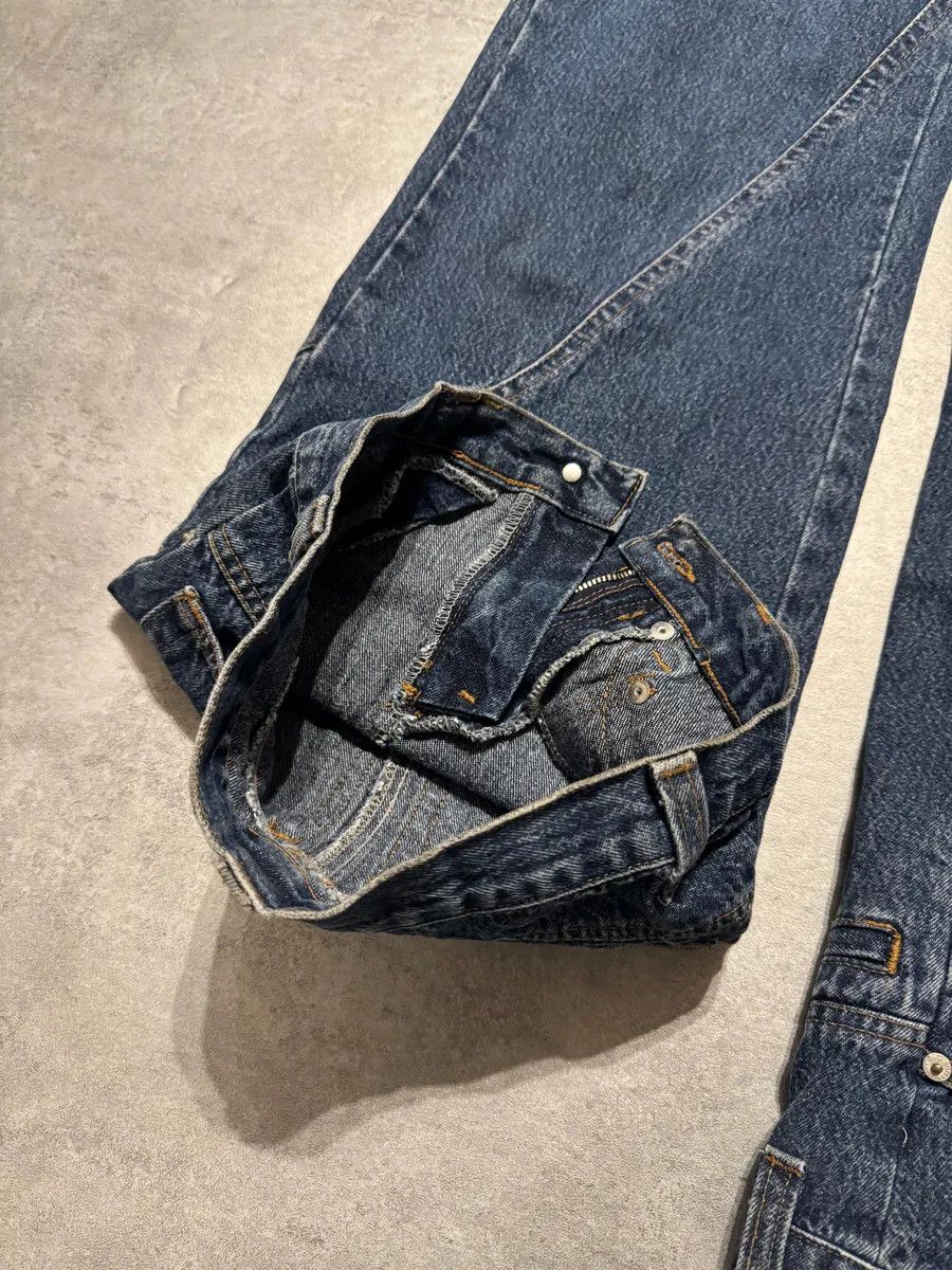 Dolce & Gabbana AW2003 Dolce & Gabbana Flared Trompe Loeil Jeans Size 26" / US 2 / IT 38 - 6 Thumbnail