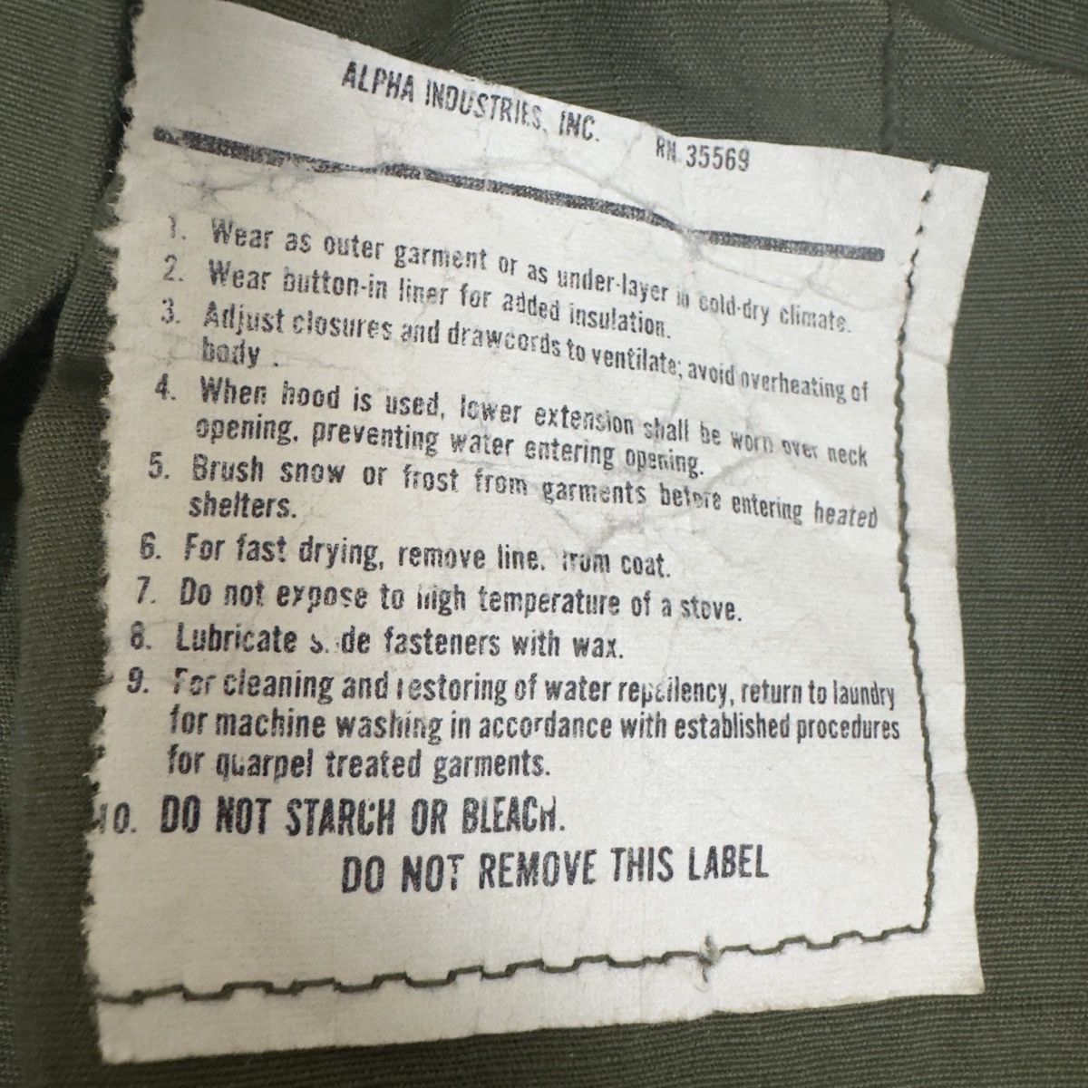 Alpha Industries Vintage USAF M65 Field Jacket 49th EMS TAC Holloman AFB Size US M / EU 48-50 / 2 - 4 Thumbnail