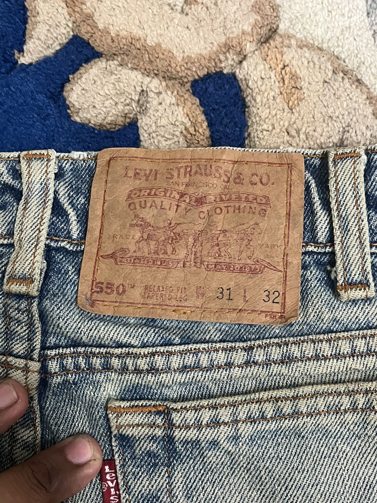 Levi's Vintage Levi’s 80’s 550 Mudwash Denim Size US 30 / EU 46 - 7 Thumbnail