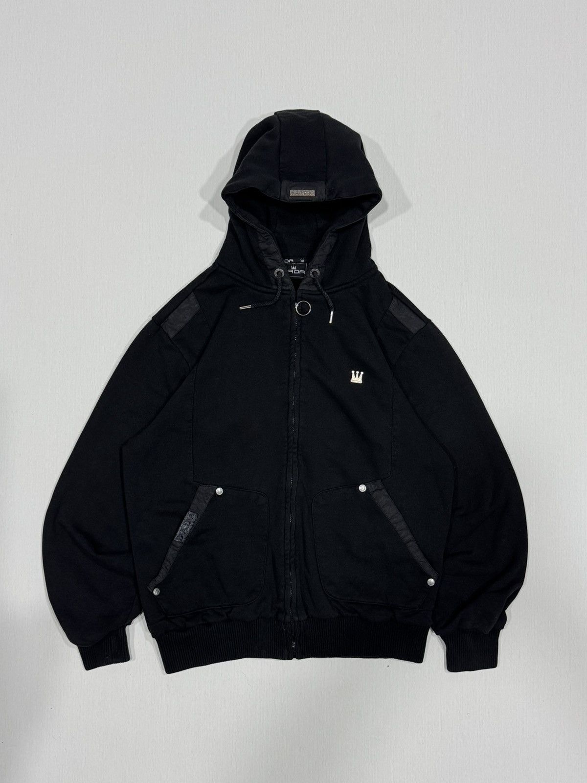 If Six Was Nine × Japanese Brand × Vintage Vintage Damani DADA Metal Putch Zip Hoodie Size US M / EU 48-50 / 2 - 1 Thumbnail