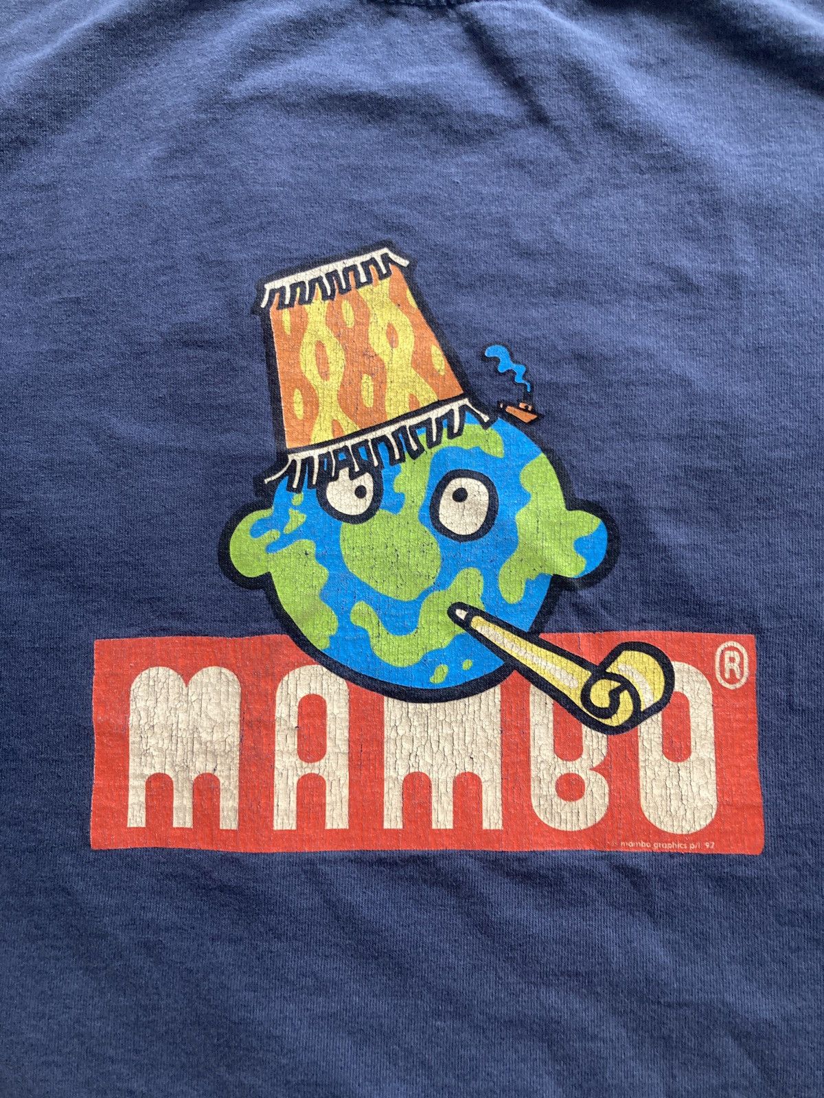 Mambo Mambo Vintage 1997 Tee act global drink local Size US M / EU 48-50 / 2 - 11 Thumbnail