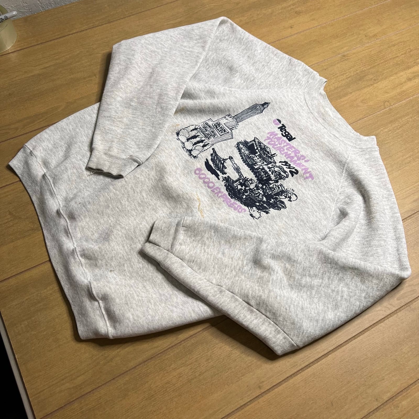 Hanes Vintage 90s Tegel Masters Tournament Sweatshirt USA XL Tech Size US XL / EU 56 / 4 - 7 Thumbnail