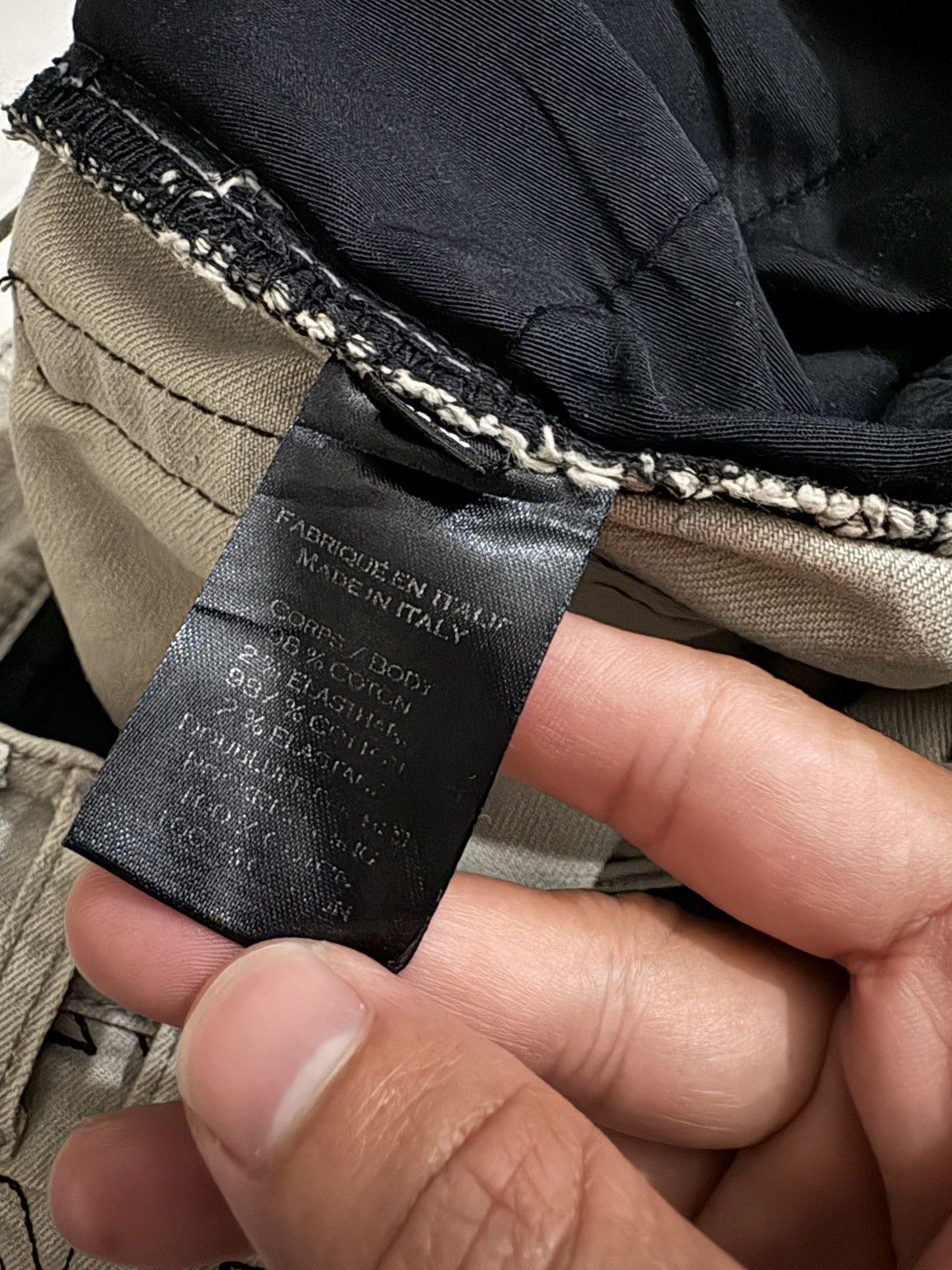 Balmain Archive Balmain SS14 Geometric Stitch Biker Size US 30 / EU 46 - 13 Thumbnail