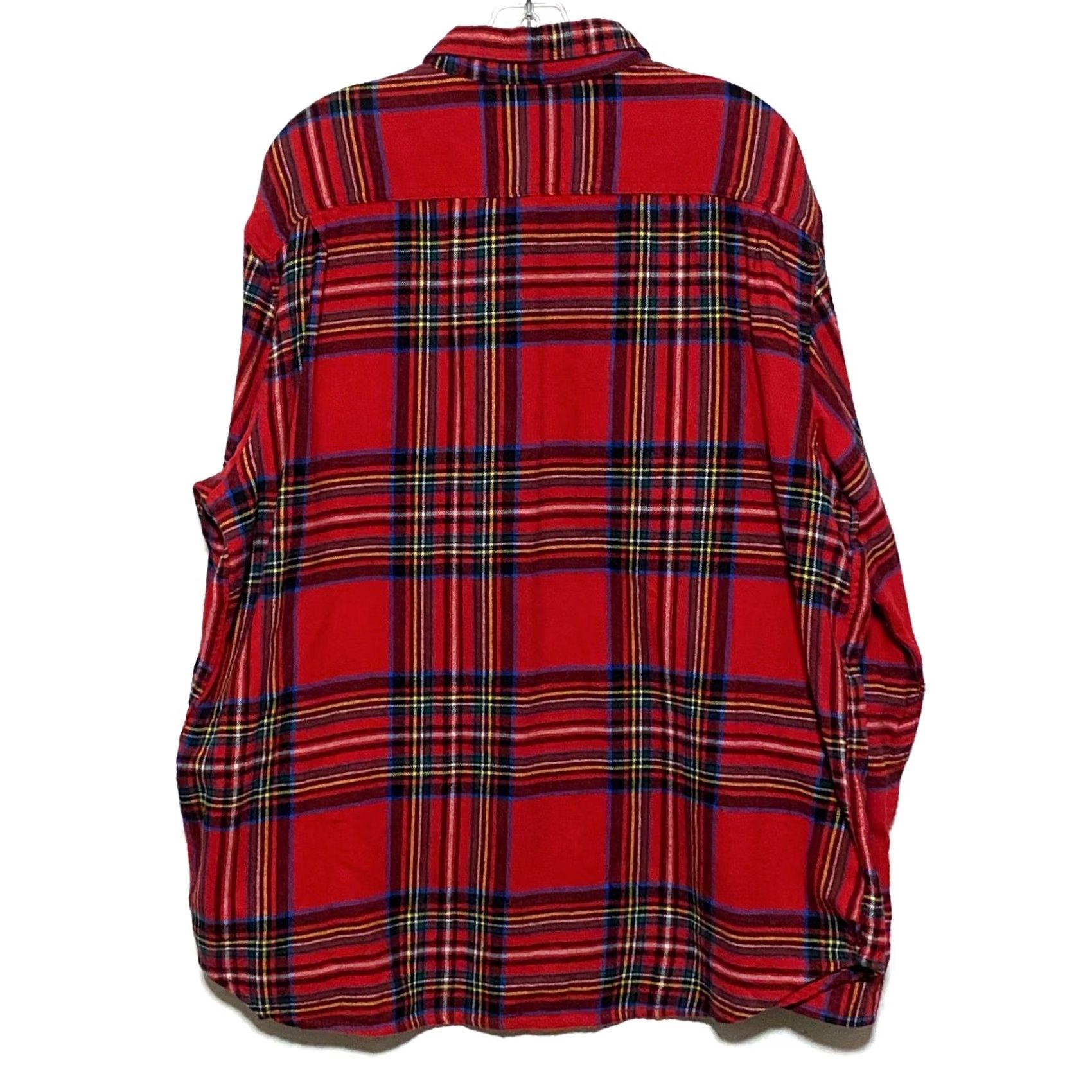Old Navy VINTAGE Old Navy Shirt Mens XL Regular Fit Flannel Button-Up Plaid Red Western Barn Lumberjack Size US XL / EU 56 / 4 - 2 Thumbnail