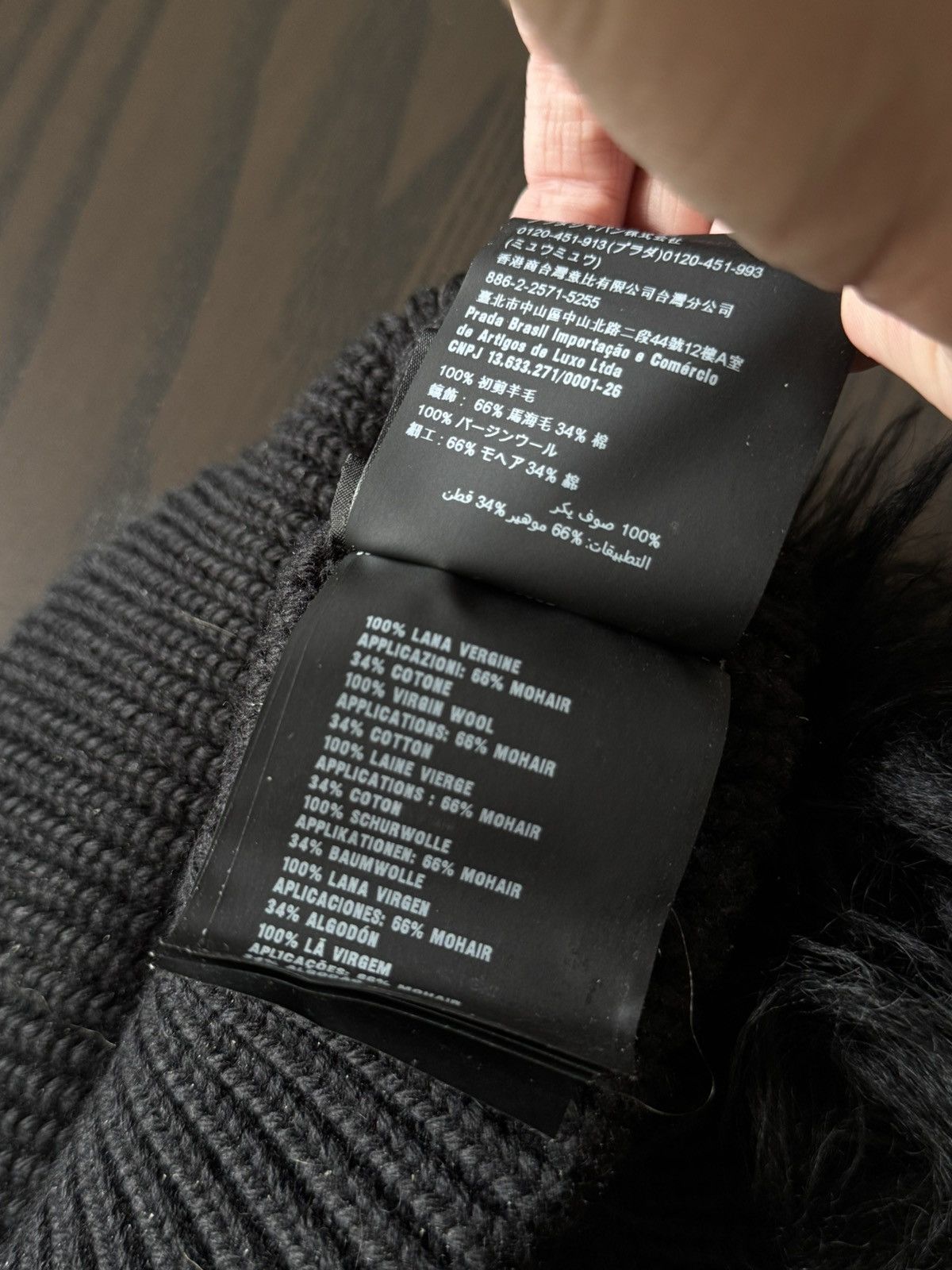 Prada Prada AW19 Mohawk Wool Beanie Size 32 - 11 Thumbnail