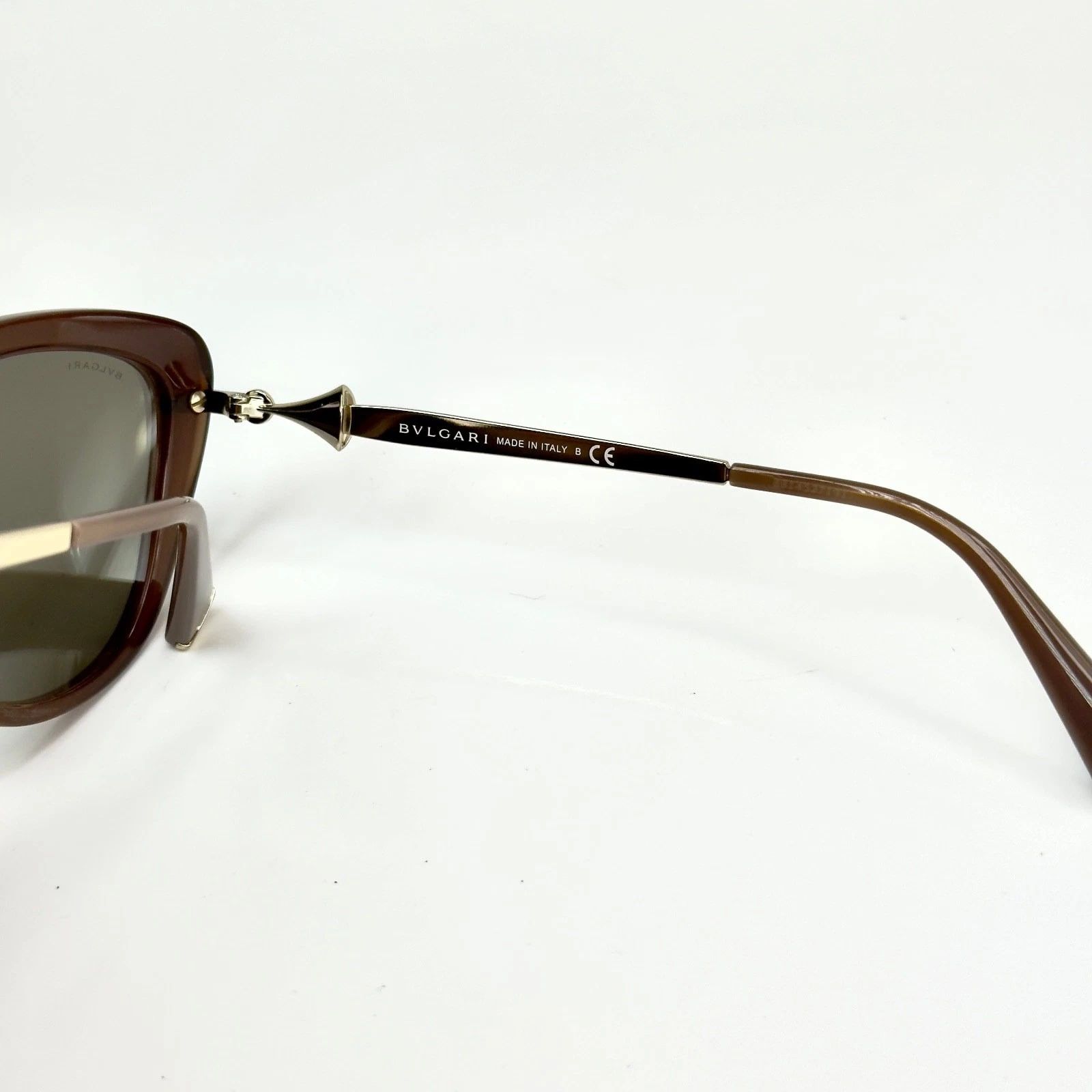 Bvlgari BULGARI BV8193B DIVAS DREAM Brown Beige Fan Sunglasses 8193 Size ONE SIZE - 8 Thumbnail
